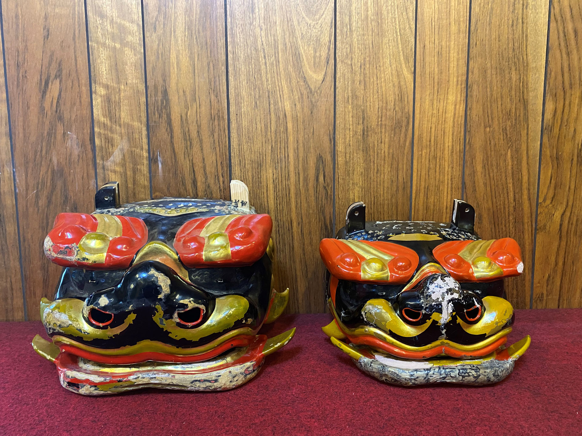 獅子頭 本物 修理有り 獅子頭修理 - 獅子頭 知田工房