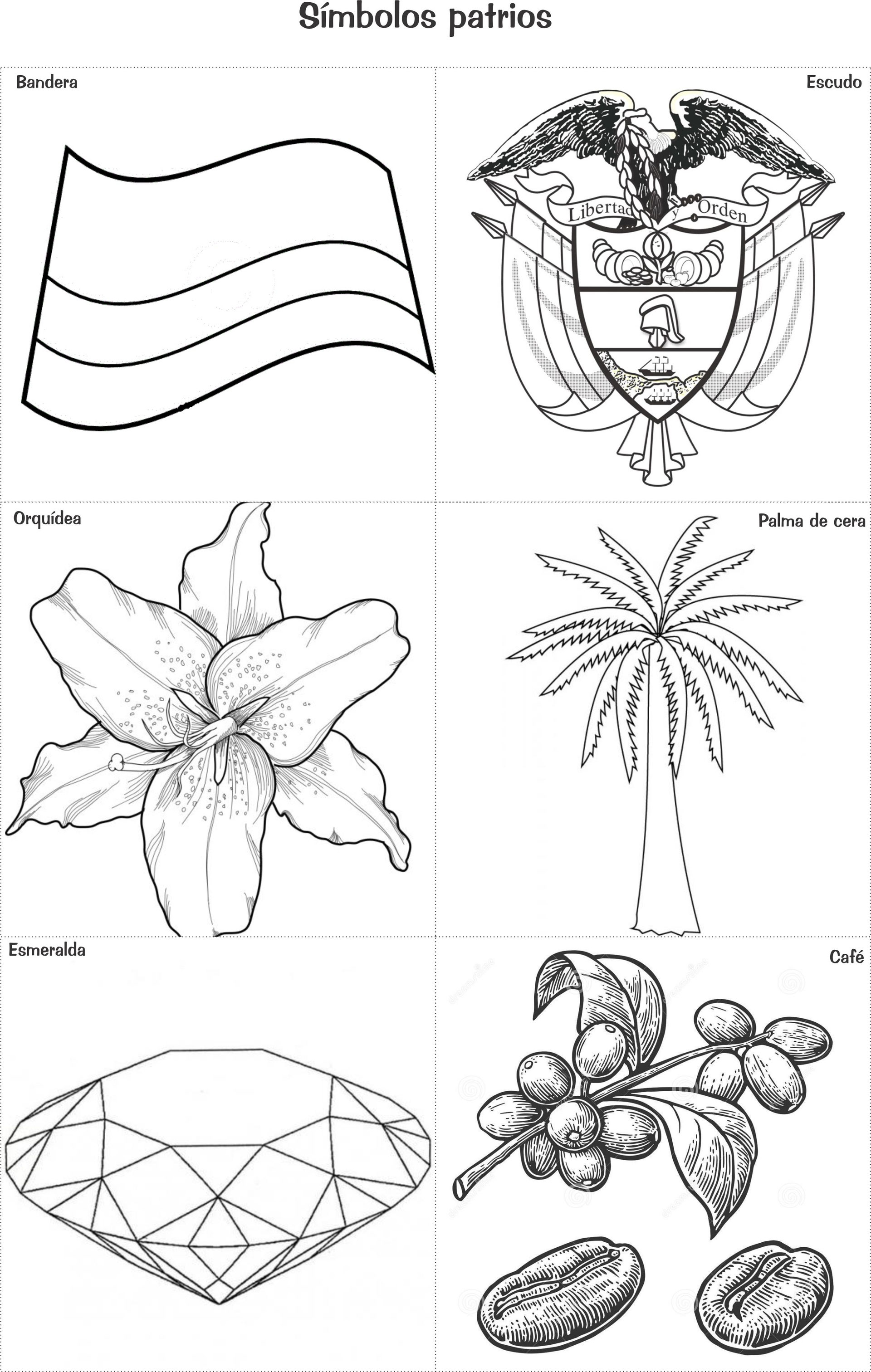 Orquidea Para Dibujar Simbolos Patrios De Colombia Cuarto Periodo Www Profekarimemunoz Jimdo Com profe karime munoz jimdo