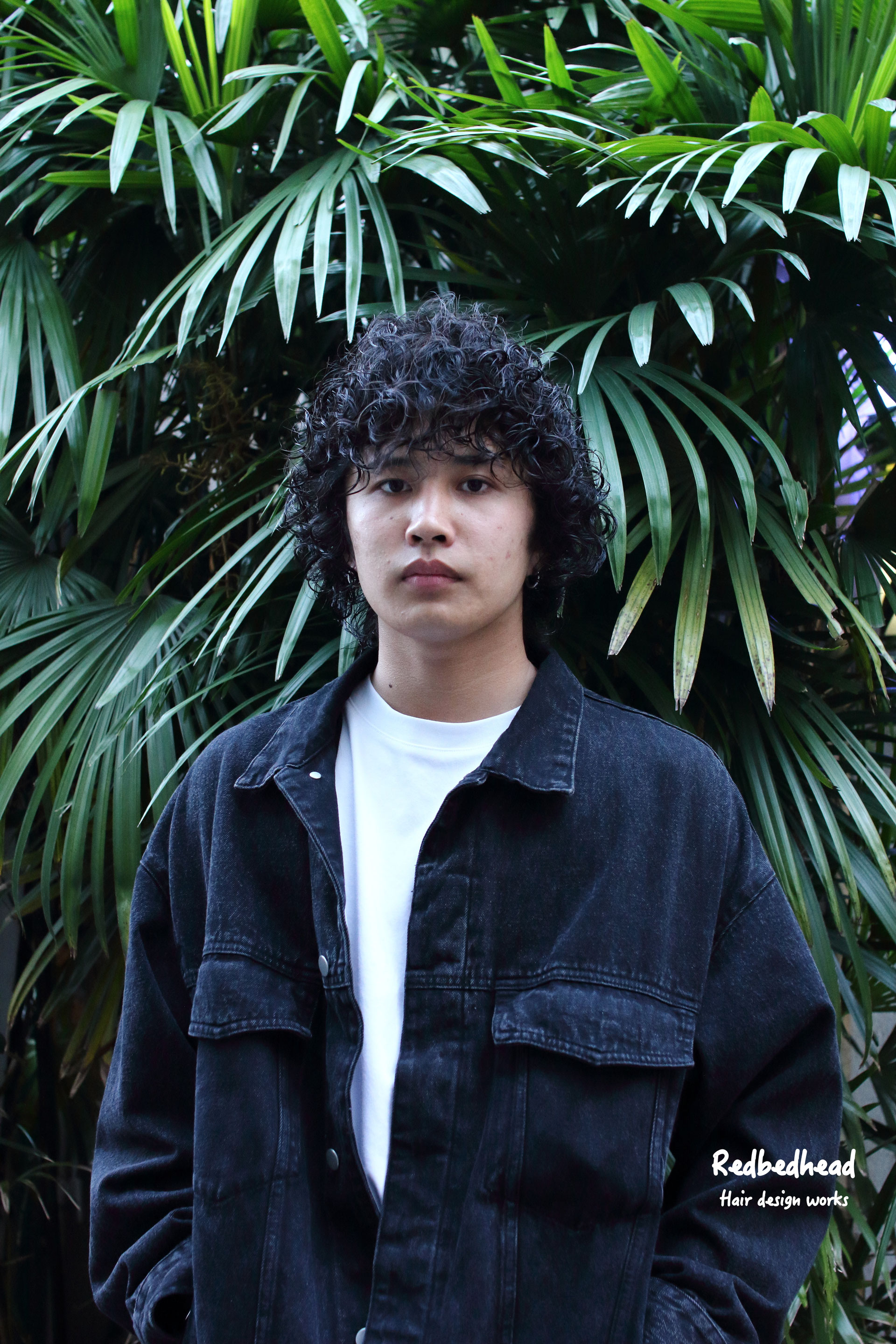 メンズパーマ Redbedhead Hair Design Works 宮崎市中心部若草通り付近の細い路地にある小さな美容室 レッドベッドヘッド Hair Salon In Miyazaki Red Bed Head