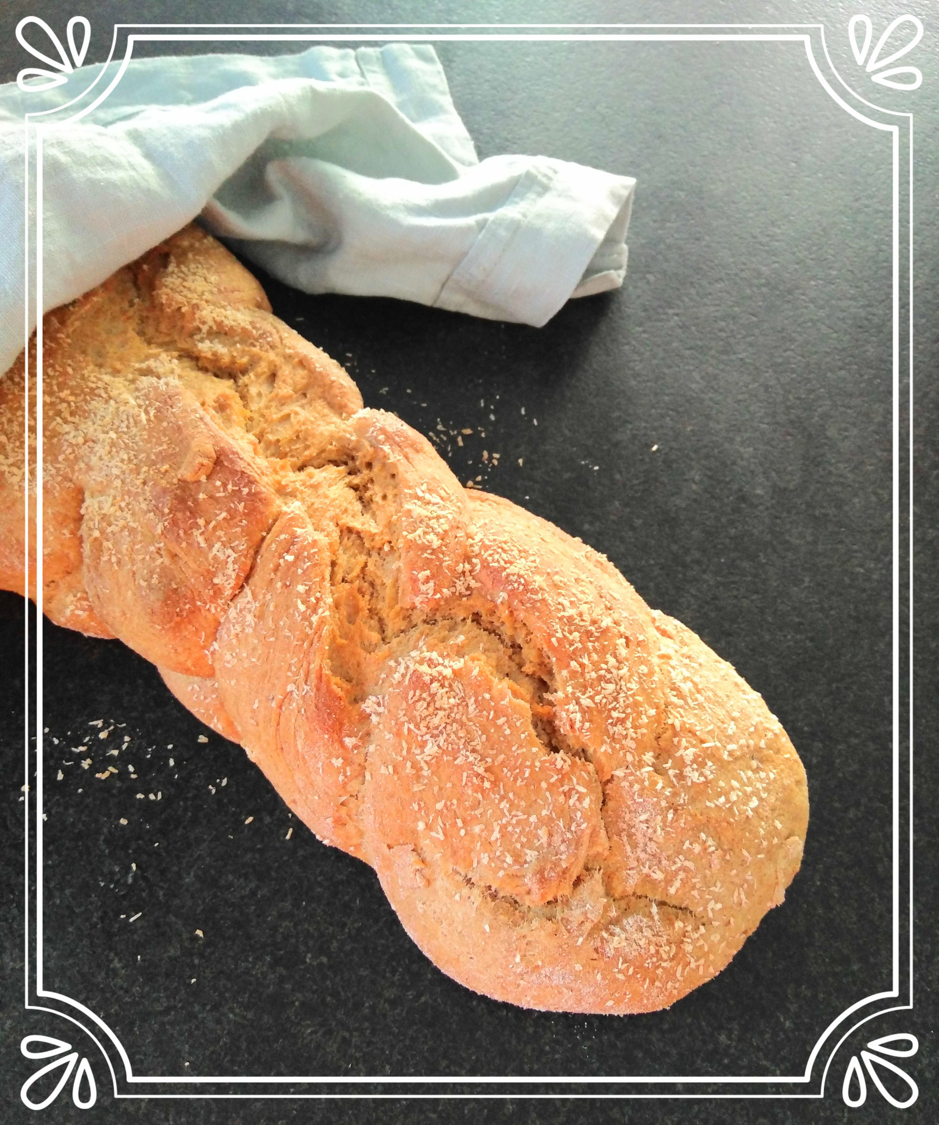 Der Osterhase kommt: Hefezopf aus Vollkornmehl - thegenkikitchens Webseite!