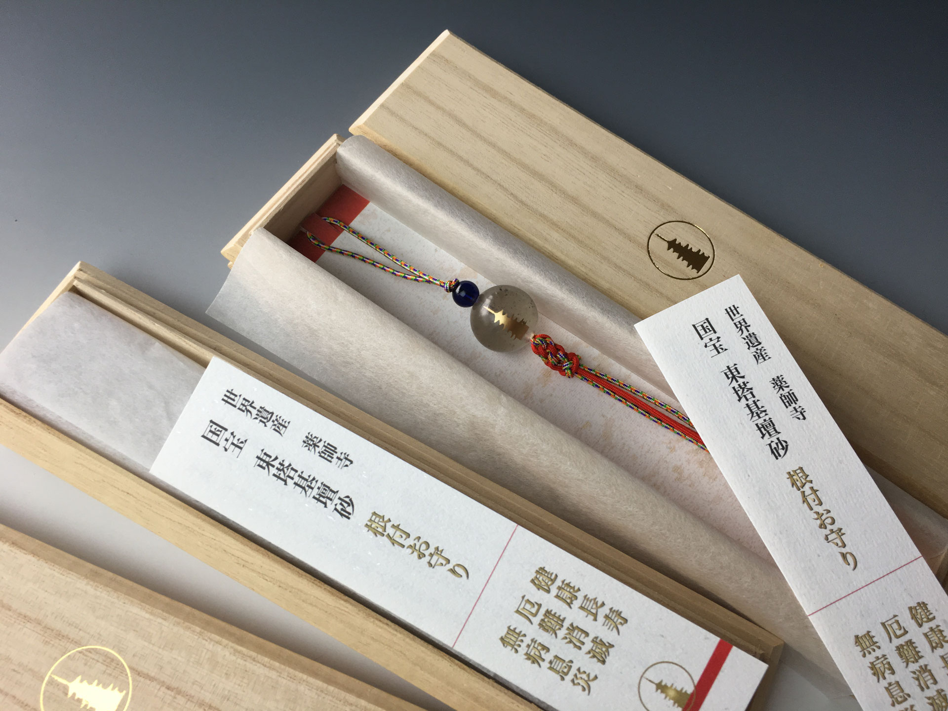 奈良薬師寺さんで 根付お守り 発表致しました Spazio Works Art Design