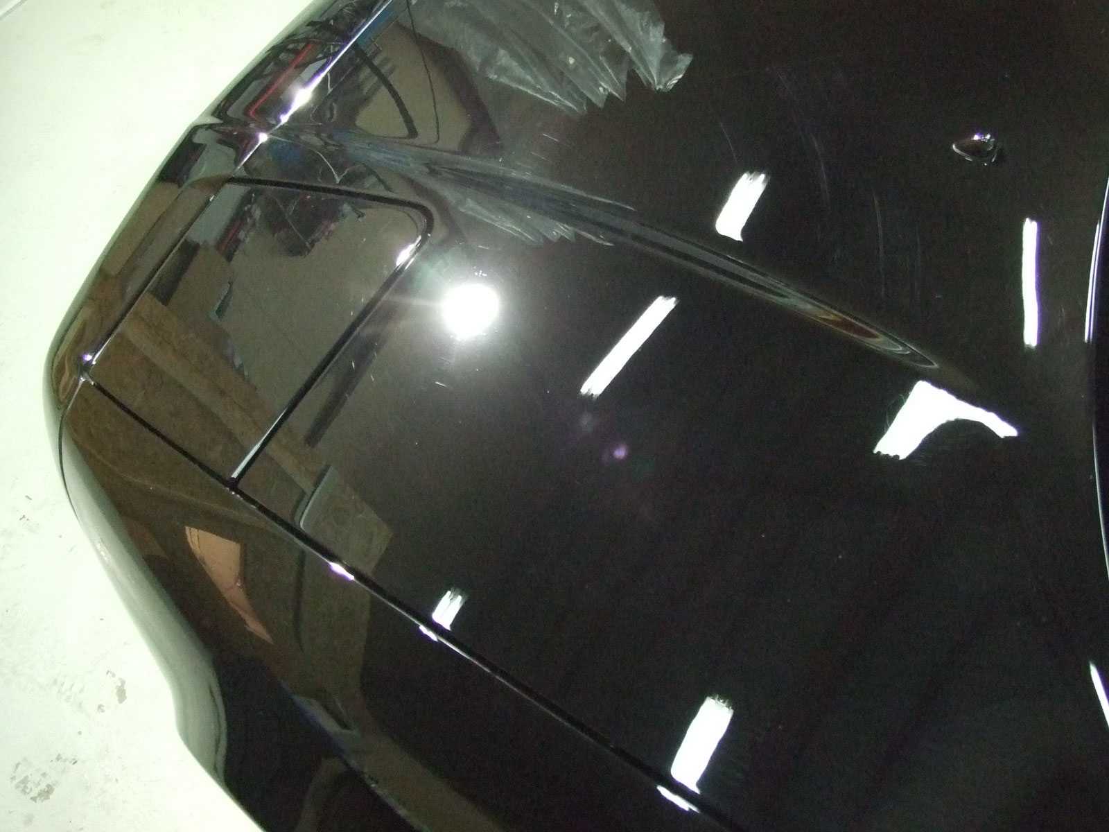 車の洗車キズを磨いた後