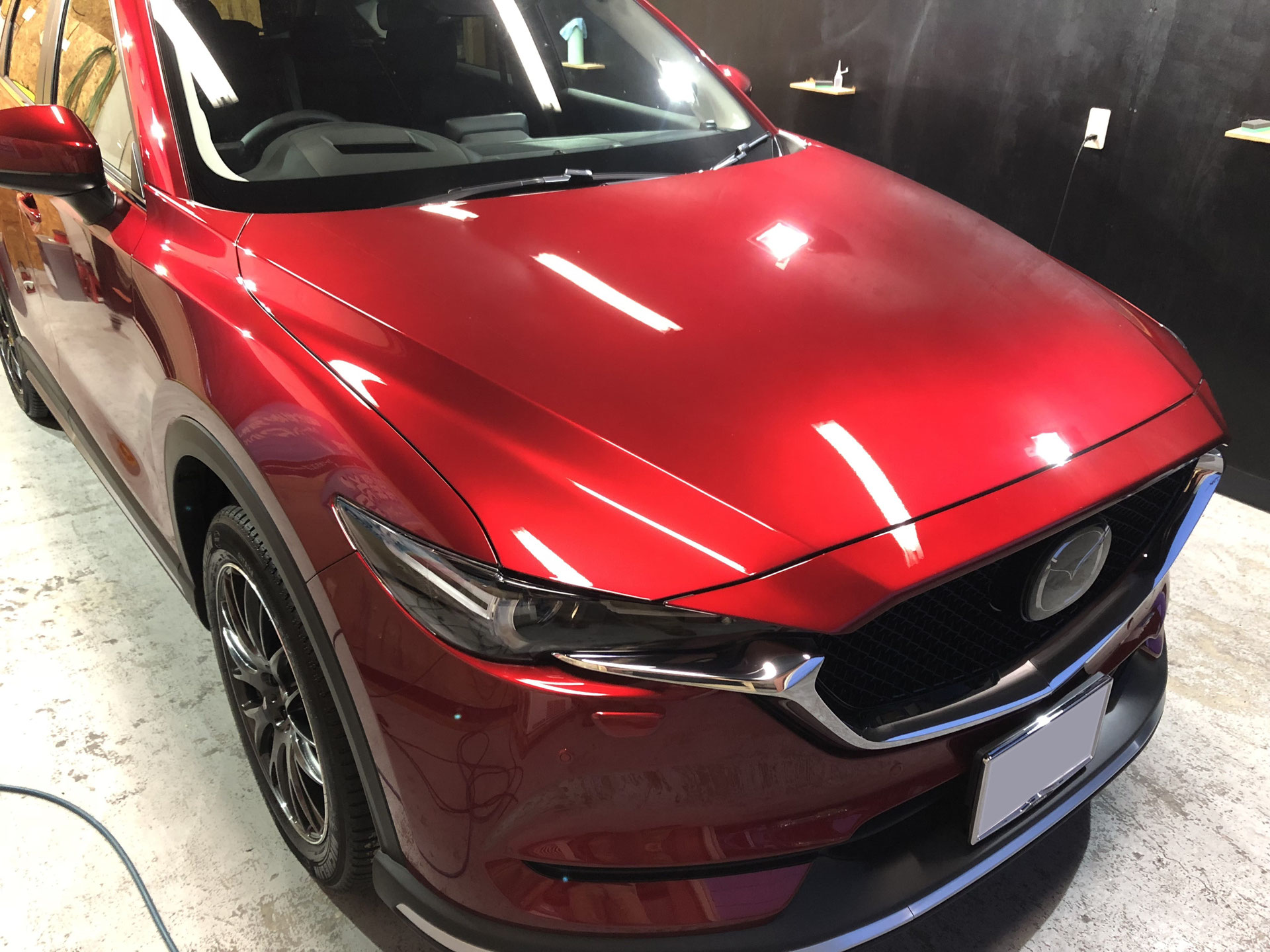CX-5 NANO-FIL　ドライブレコーダー、TVキャンセラー取り付け　和歌山市　T様