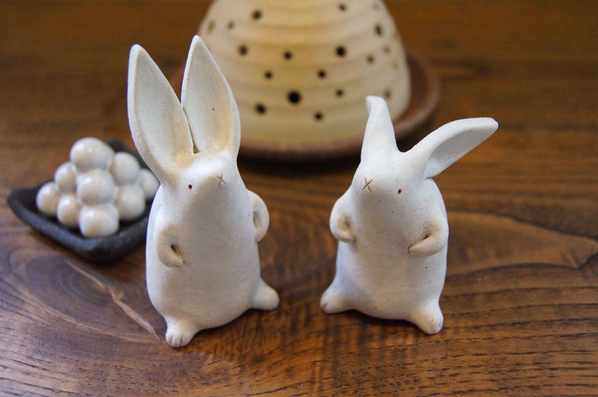 永田みどり　陶雛セット　ナチュラン限定　古陶里　ひなまつり 永田みどり 陶雛セット ナチュラン限定 古陶里 ひなまつり