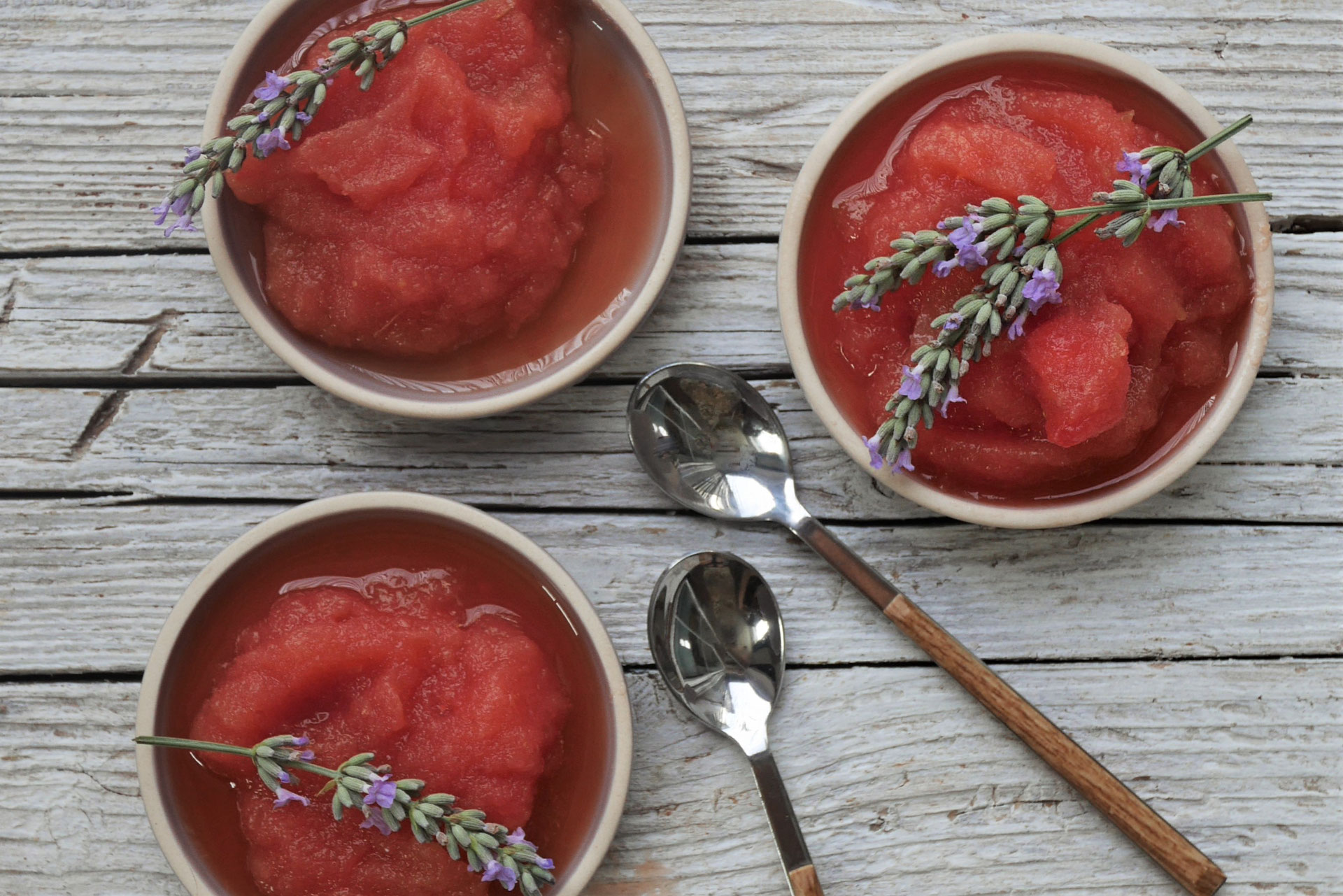 Melonensorbet - food-stories/ein vegetarischer Foodblog