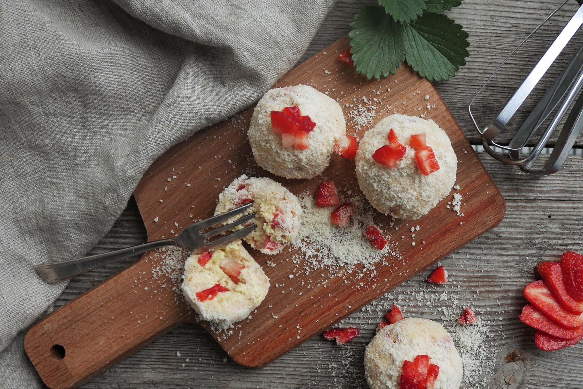 fruchtige Schneebälle - food-stories/ein vegetarischer Foodblog