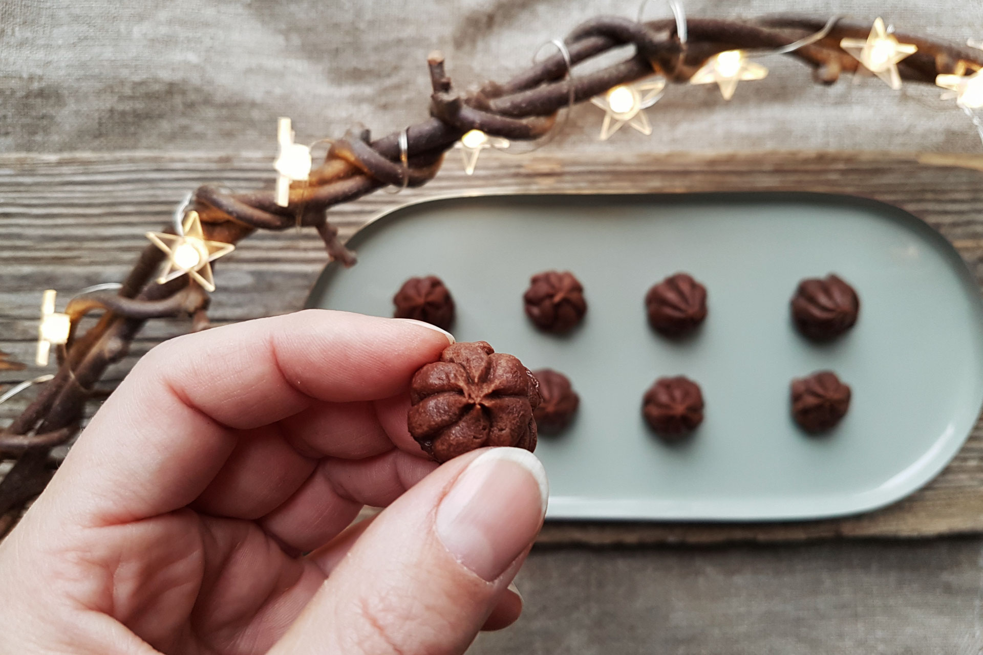 Schokoladenkonfekt - food-stories/ein vegetarischer Foodblog