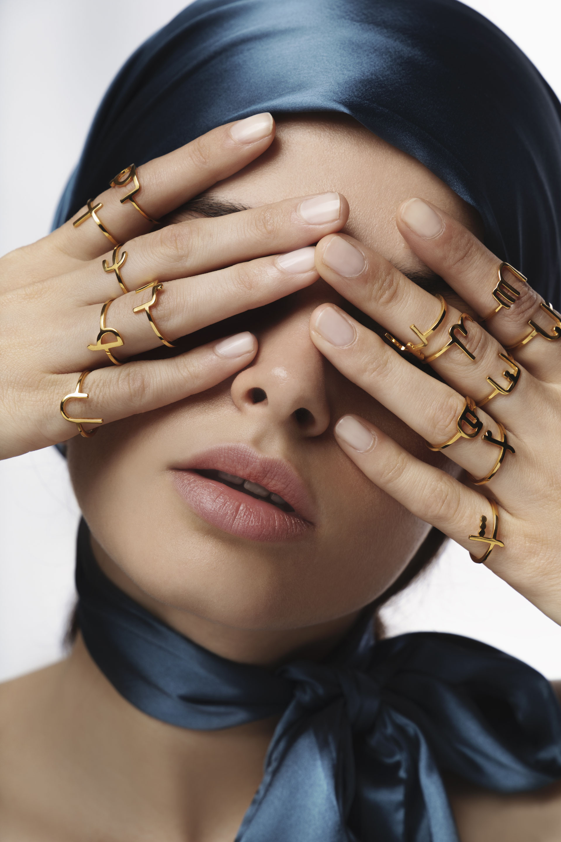 Initial Ring I Mana Besharati Jewelry