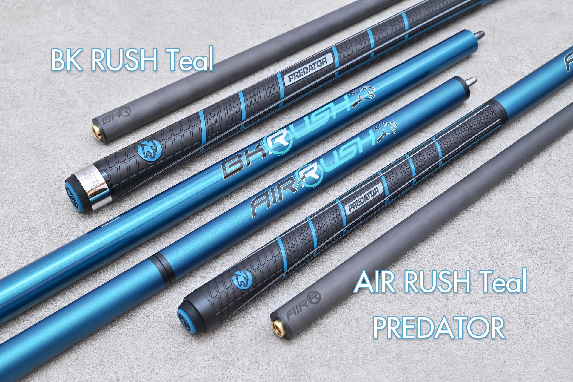 ビリヤードPredator BK-RUSH BD〉PREDATOR限定モデル『BK RUSHティール』&『AIR RUSHティール』7月