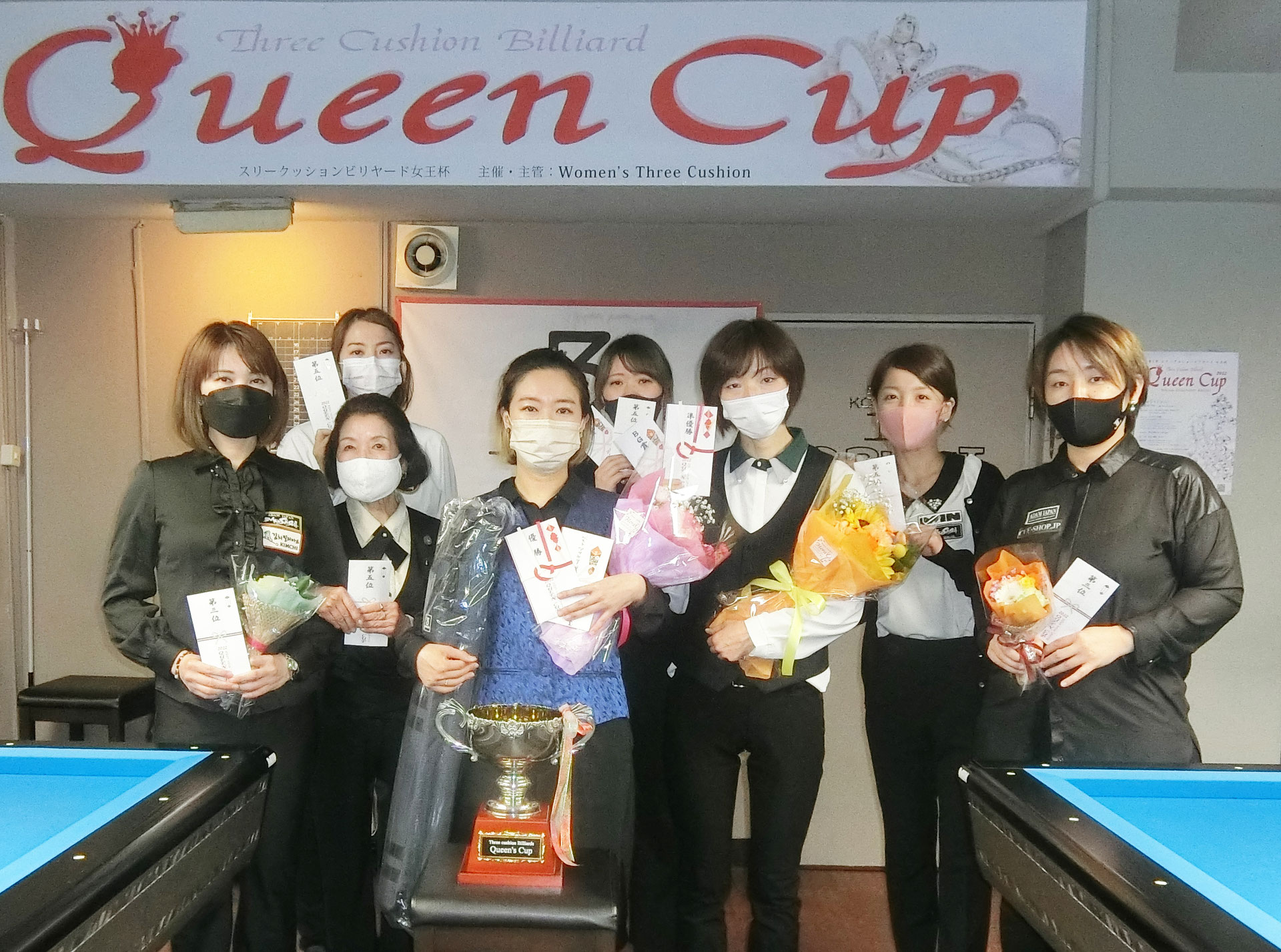 BD〉深尾典子アマが優勝！ 女子3C『第5回 Queen Cup』 - ビリヤードデイズ