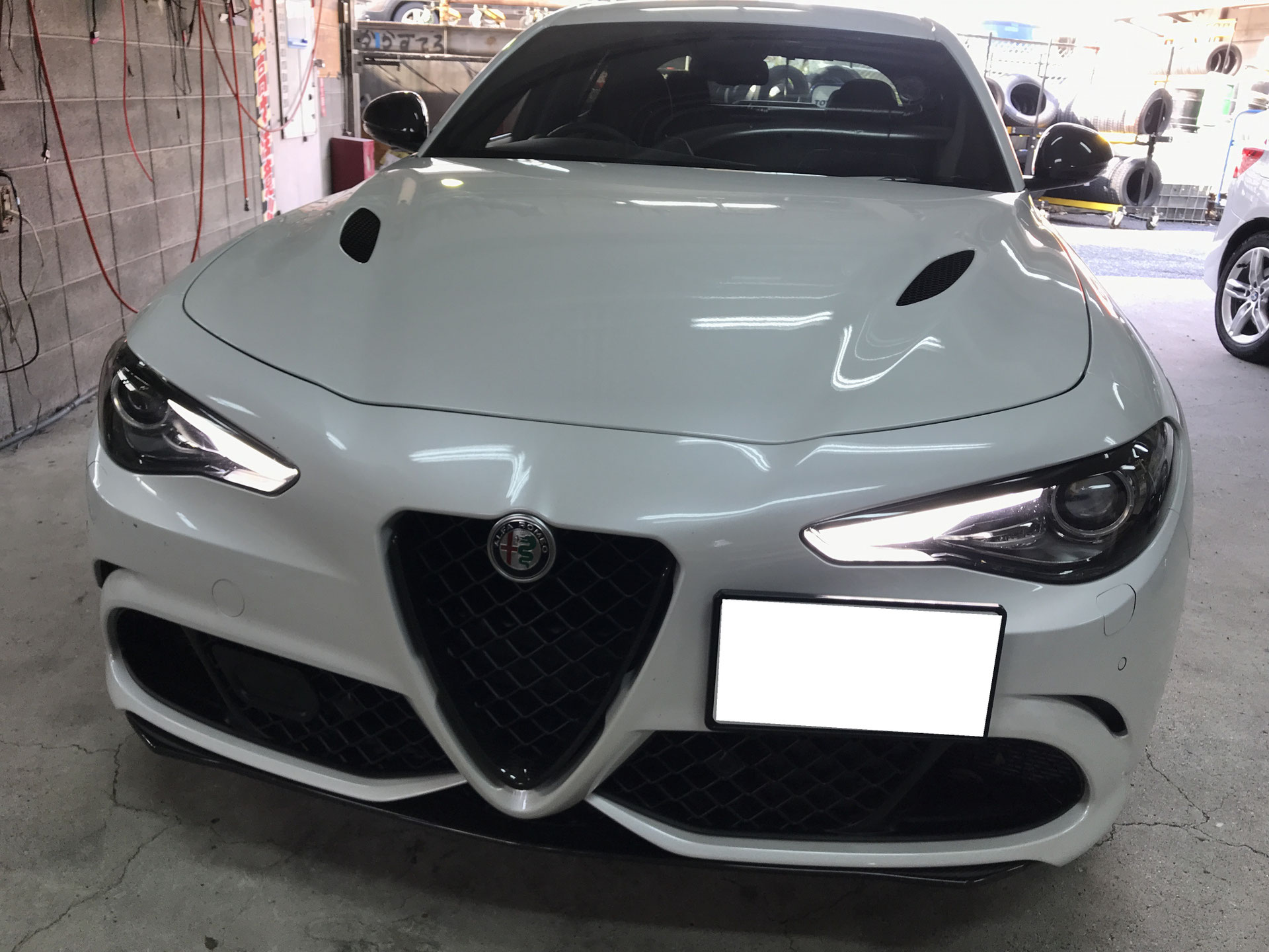 アルファロメオジュリア　クアドリフォリオ　2017年式　純正スプリング4本セット アルファロメオジュリア クアドリフォリオ 2017年式 純正スプリング4本