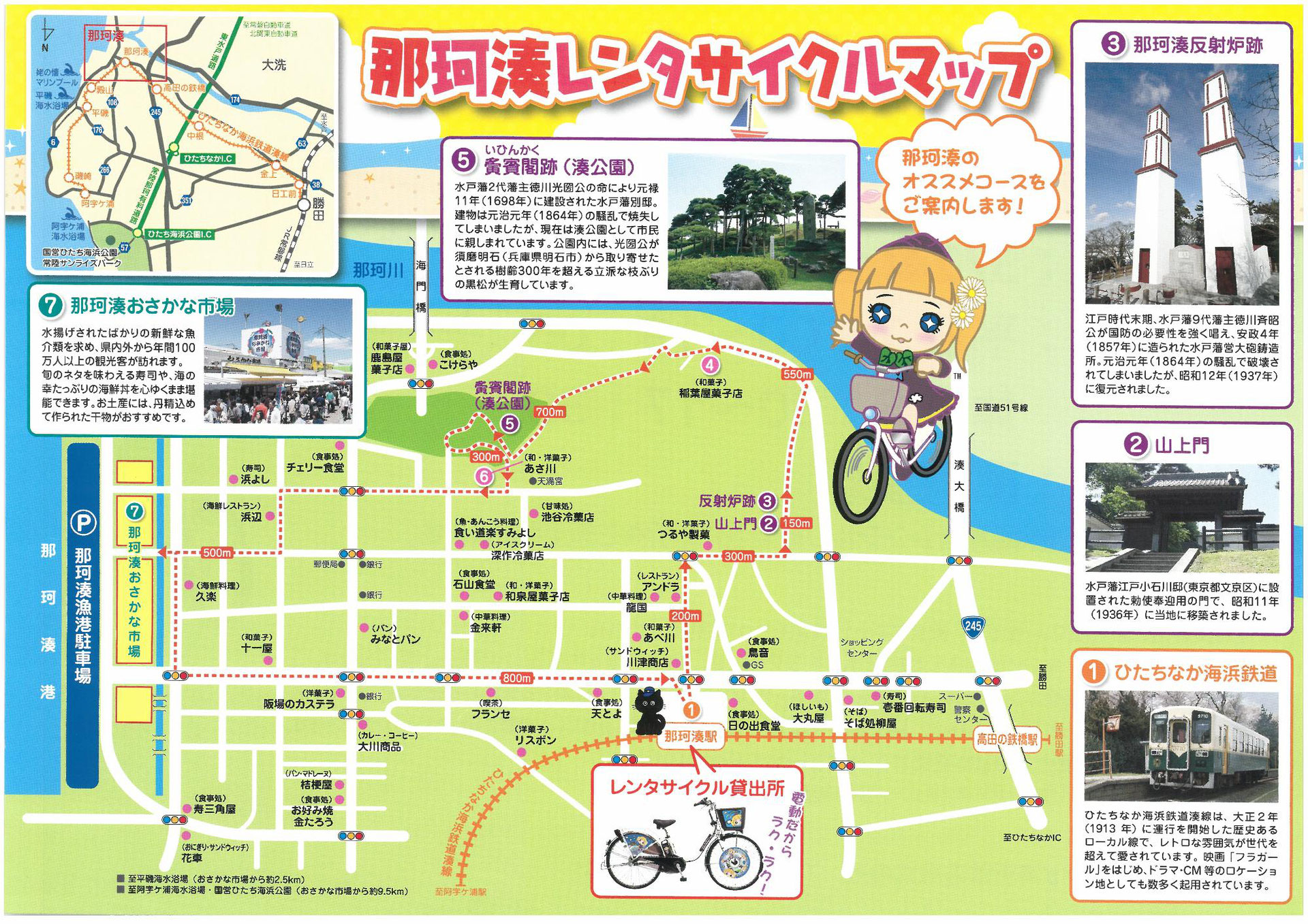 ひたちなか市内のレンタサイクル Tyarikurupark ページ