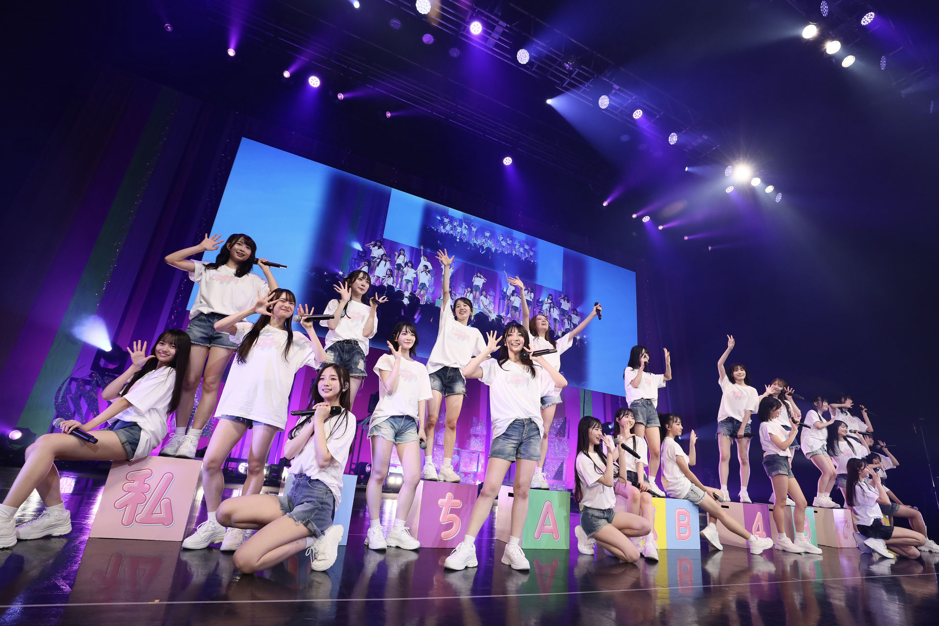 AKB4817期生昇格記念LIVEくじアクスタ白鳥沙怜タペストリー AKB4817