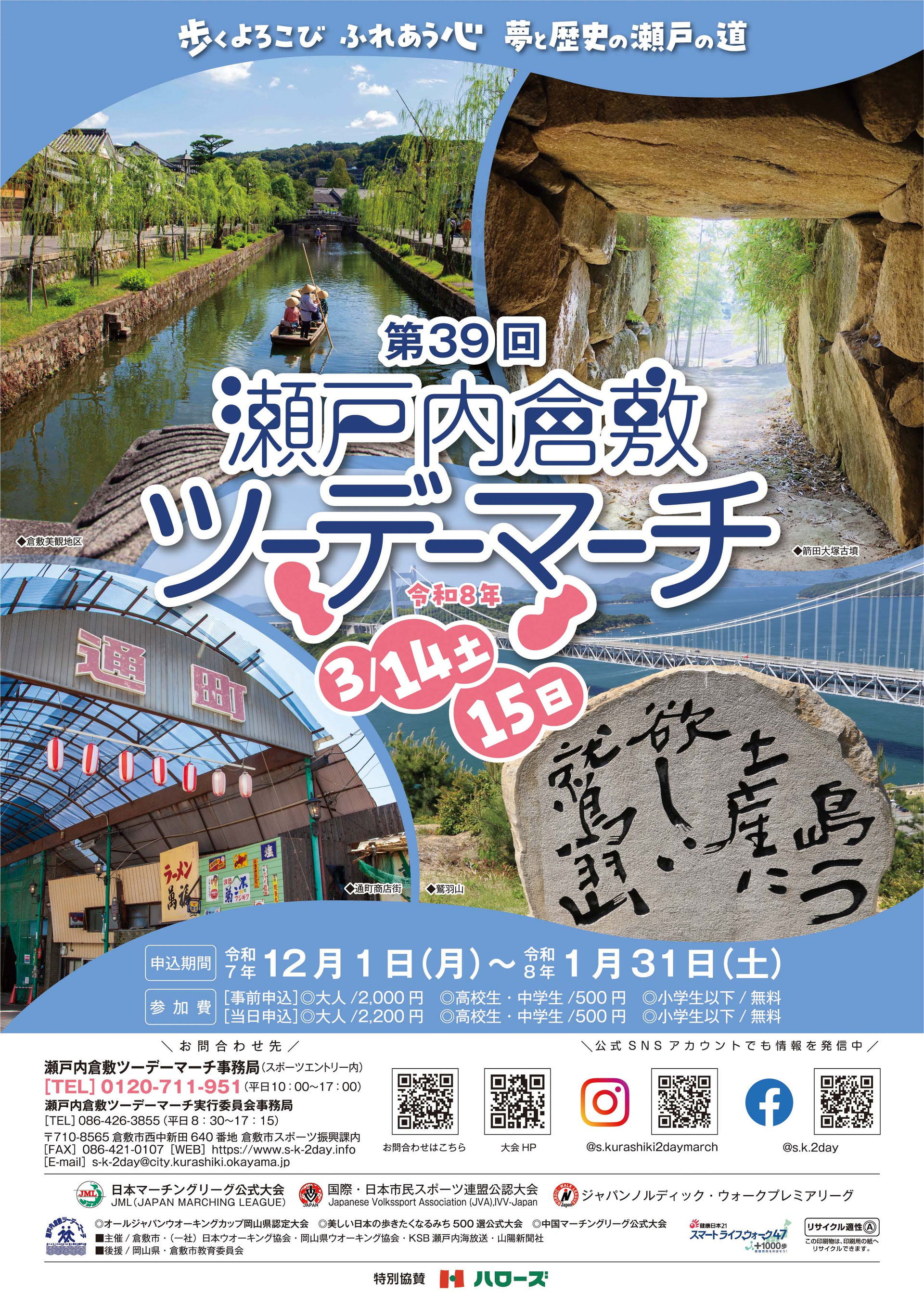 瀬戸内倉敷ツーデーマーチのイメージ