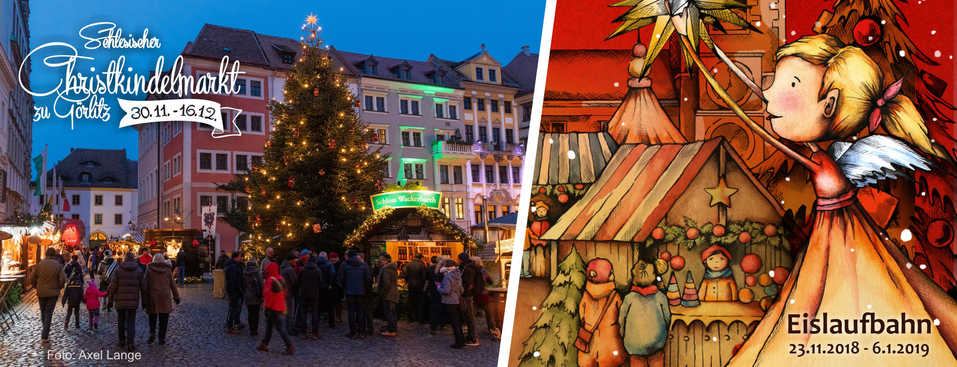 Romantischer Weihnachtsmarkt Schlesischer Christkindelmarkt Görlitz