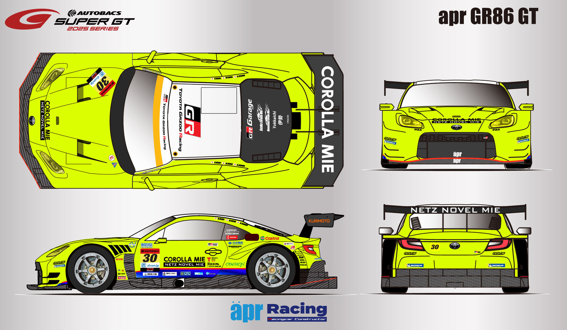 30 apr GR86 GT - apr - Racing constructor