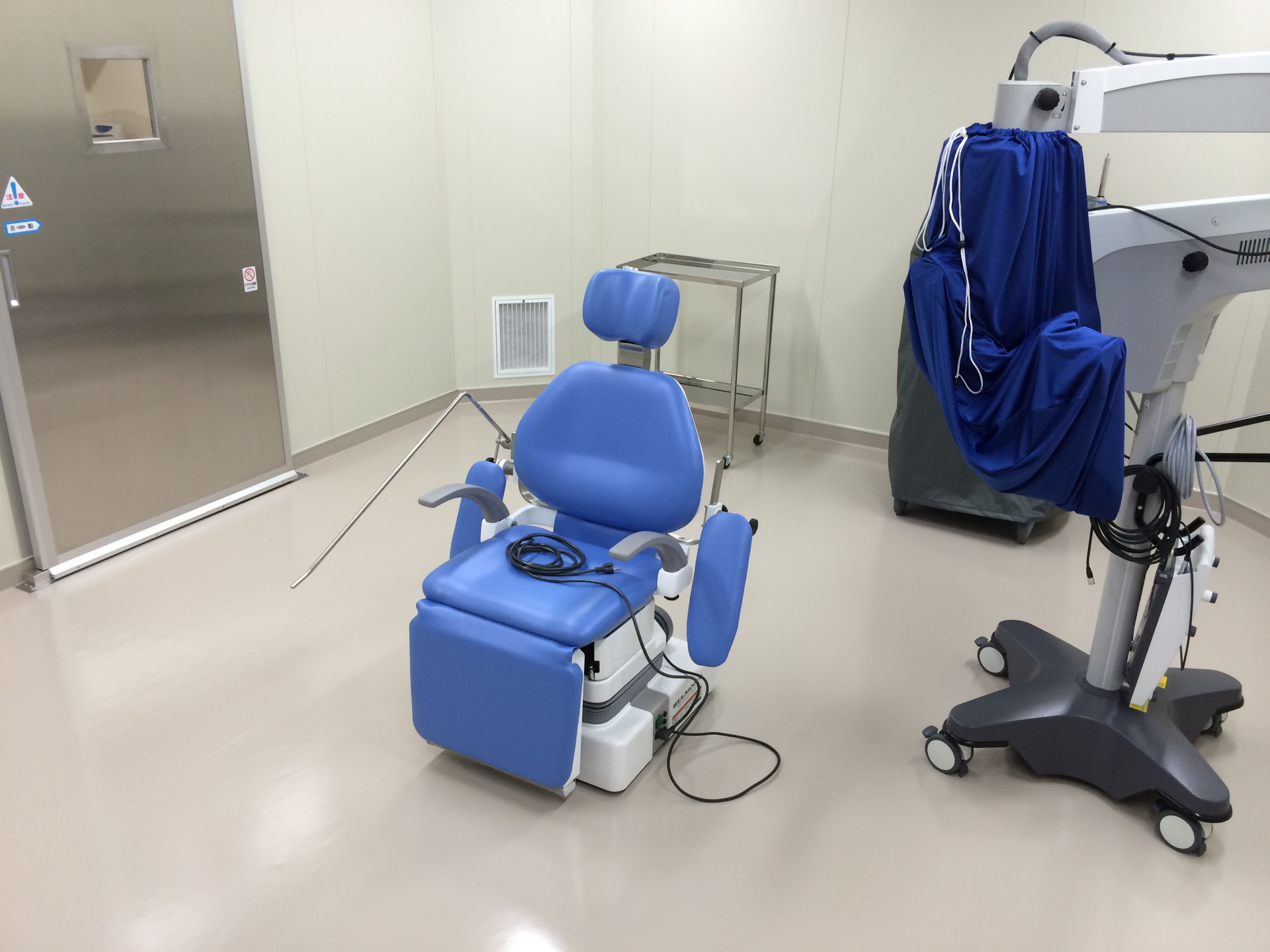 眼科手術室 クリーンルームの設計 施工 感染防止機材部門 日科ミクロン