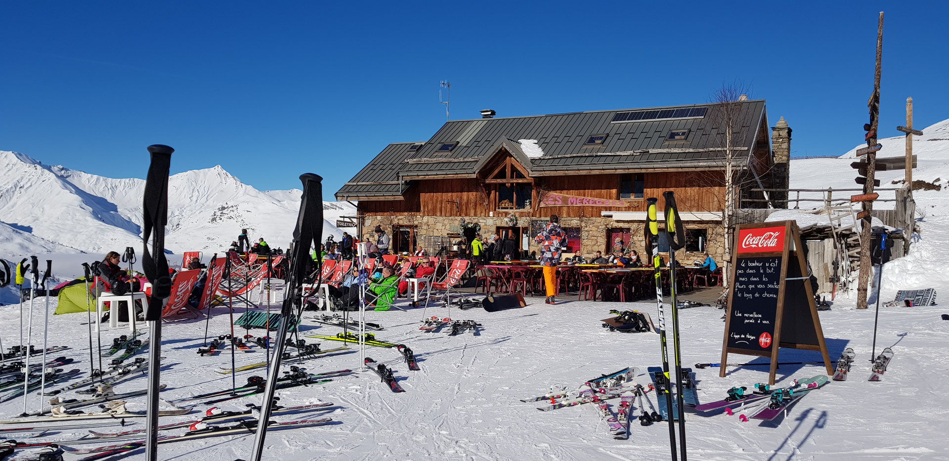 Petite halte gourmande dans un restaurant d'altitude Les Meregers ! Stop in a restaurant of Petite halte gourmande dans un restaurant d'altitude Les Meregers ! Stop in a restaurant of