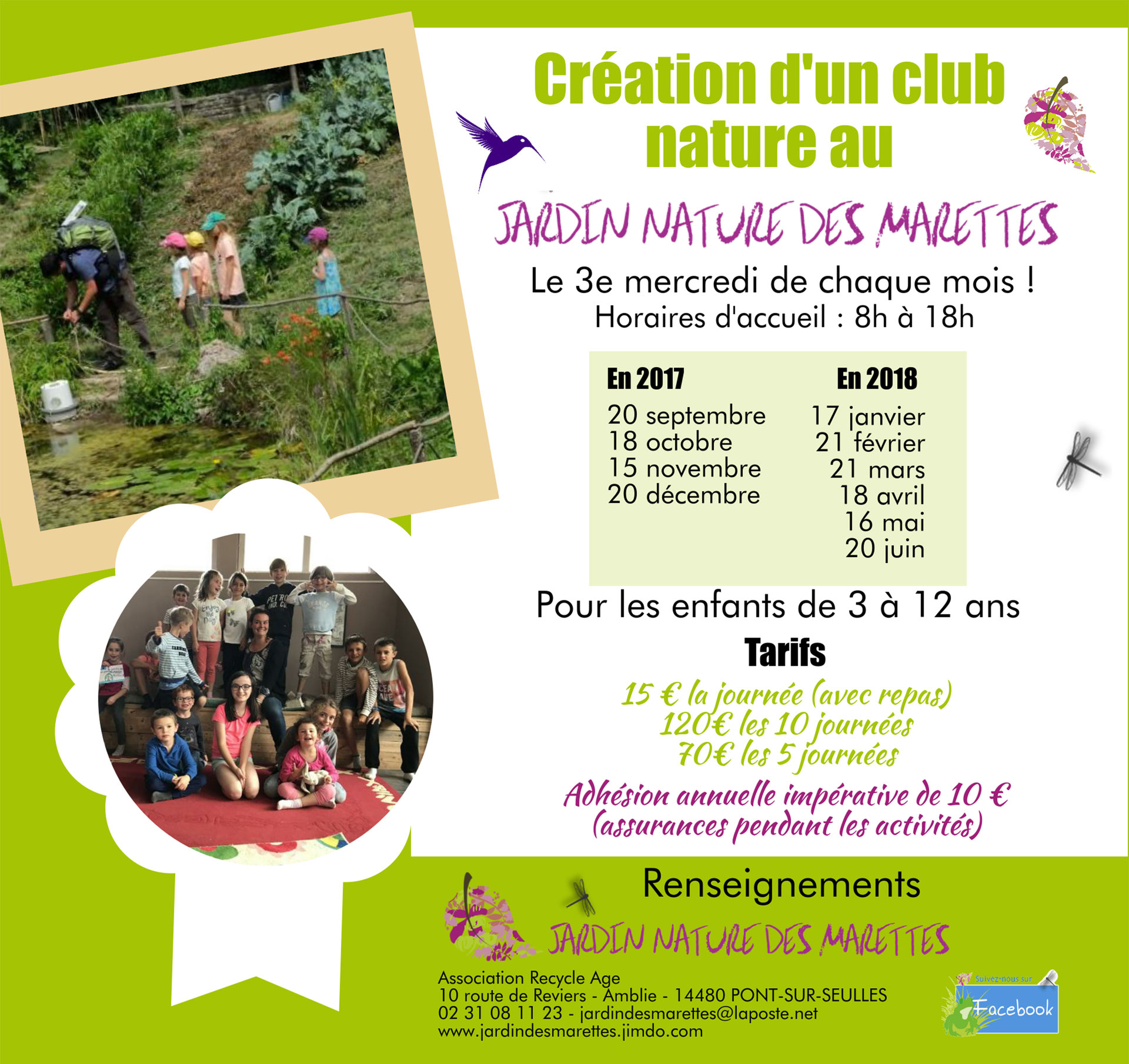 Novembre 2017 Le Jardin Nature Des Marettes