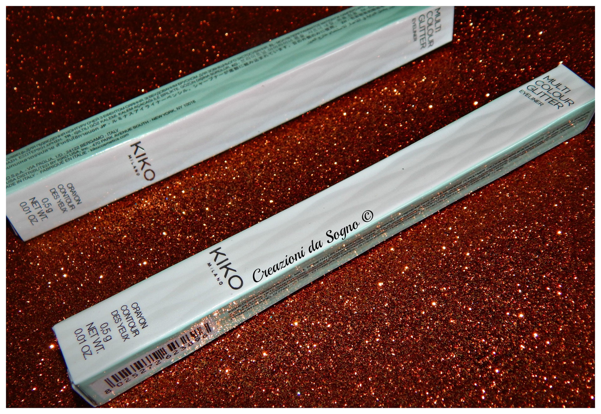 Review MultiColour Glitter Eyeliner Kiko Milano Spring Collection