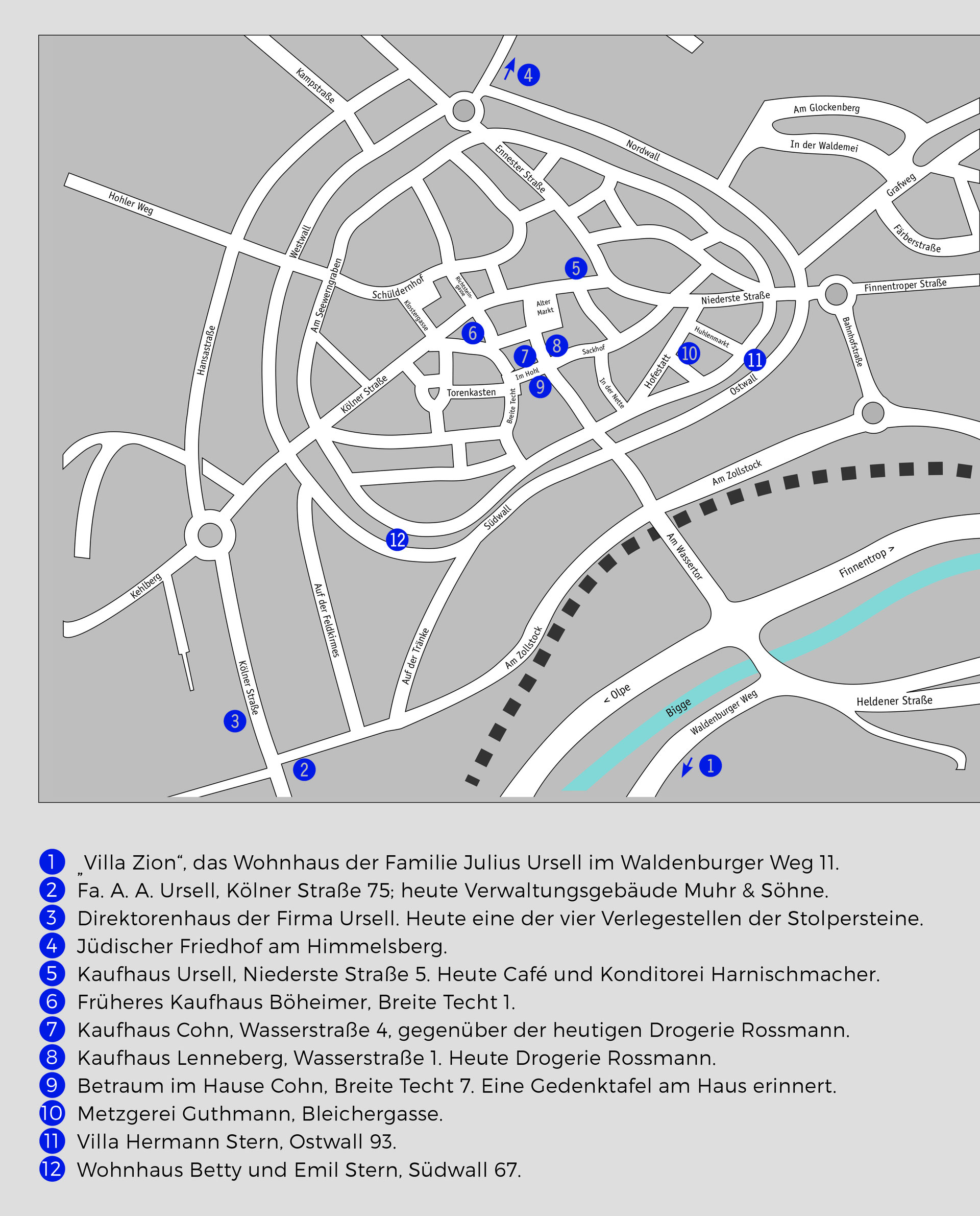Map - Jüdisch in Attendorn