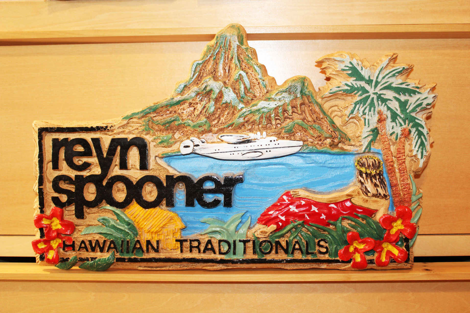 Reyn Spooner レインスプーナーサインボード アロハ　ハワイ好きな方へ Reyn Spooner レインスプーナーサインボード アロハ ハワイ好き