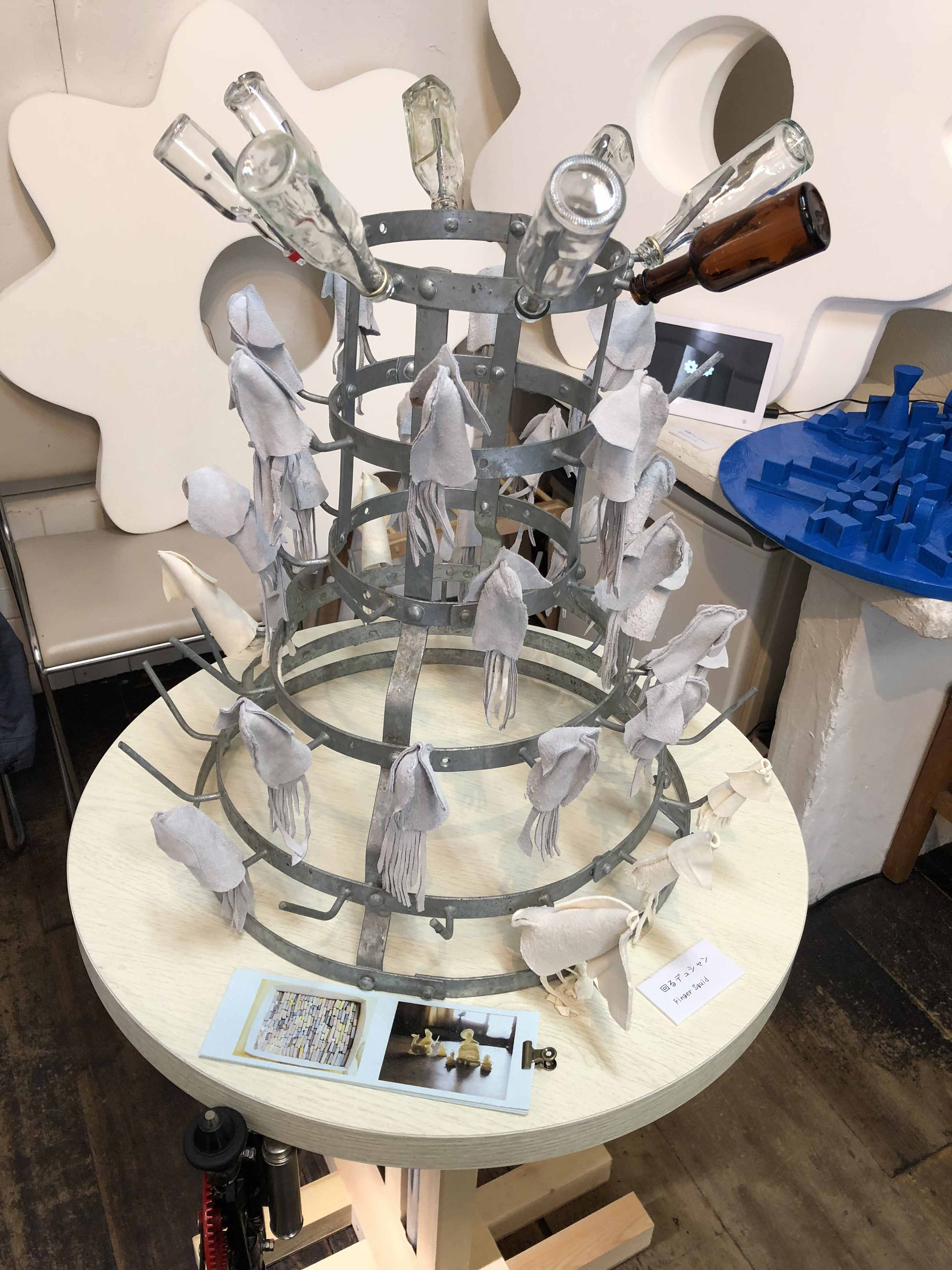 フランスアンティーク鉄製ボトルドライヤー ボトルラック マルセル