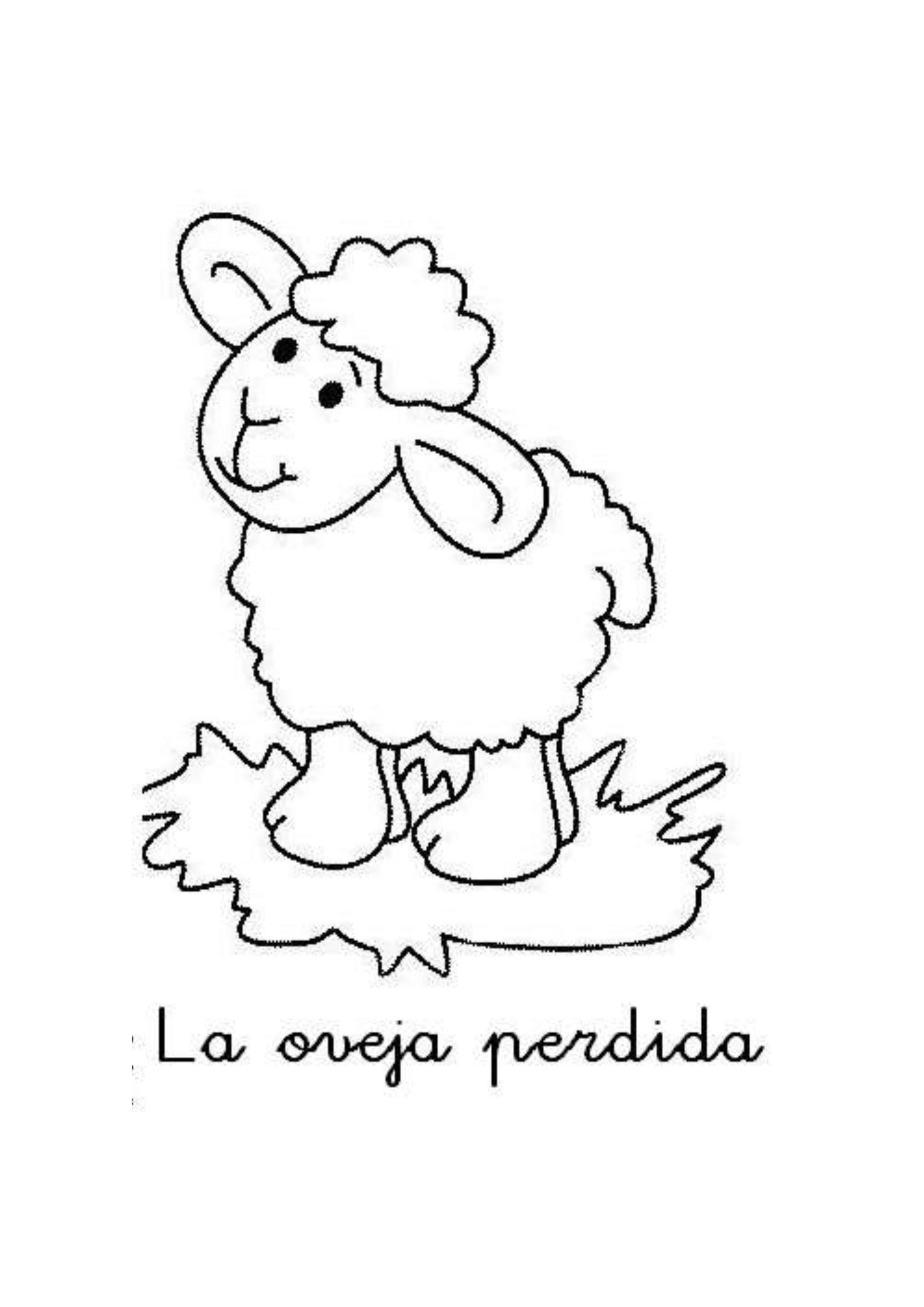 manualidad oveja perdida