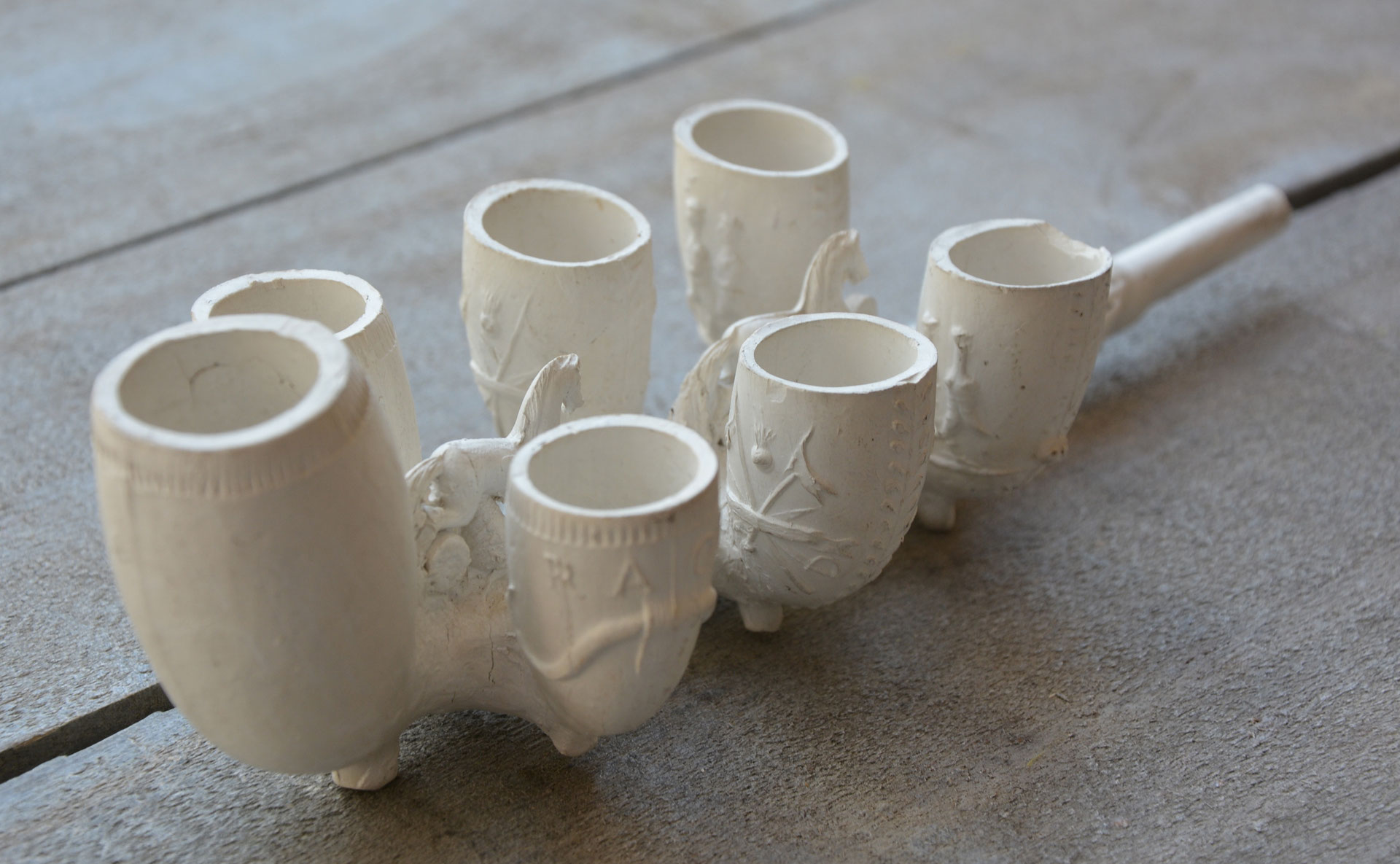 Novelty Pipes Kleipijpen en Pijpenkoppen verzameling www.claypipes.nl