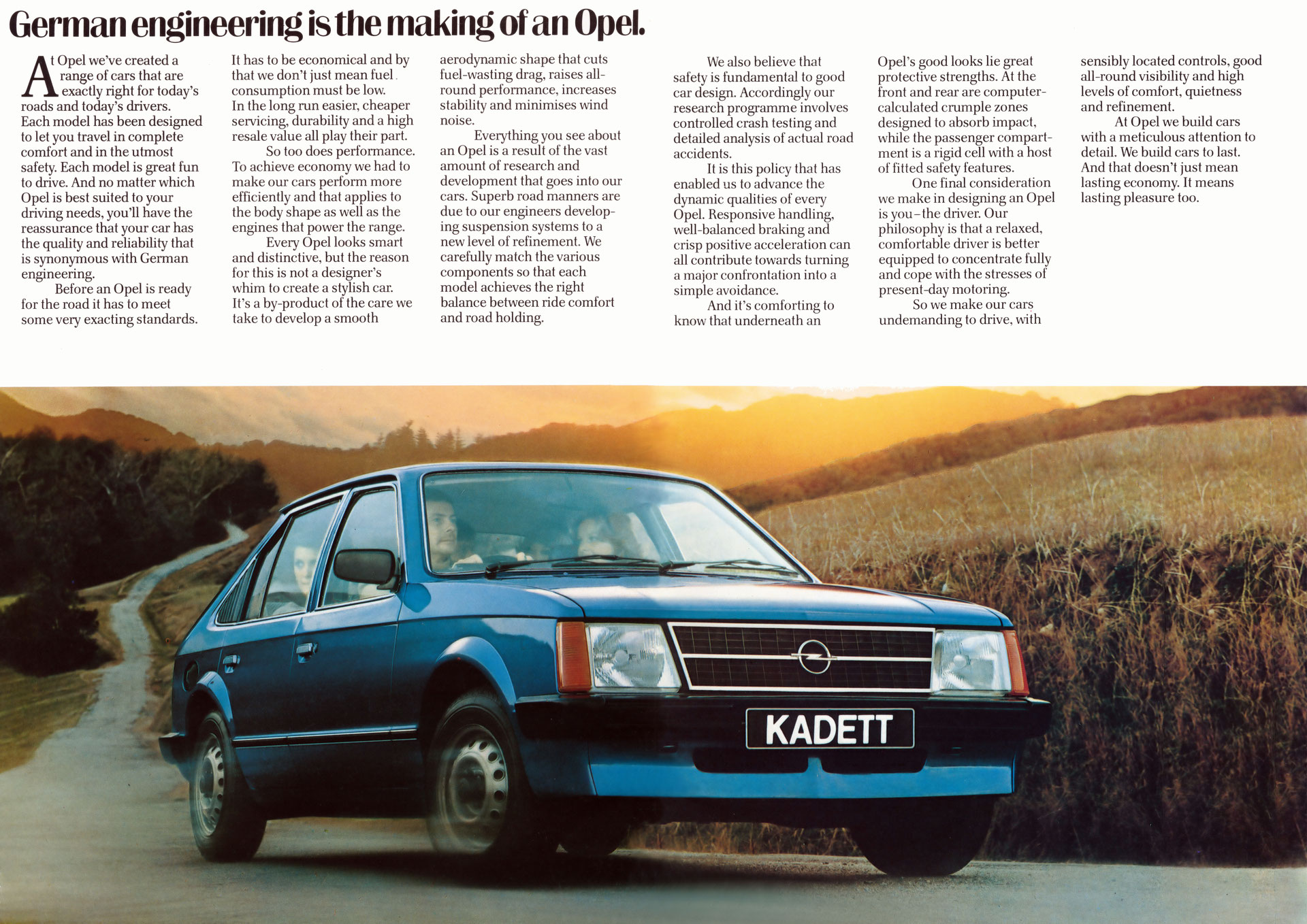 Prospekt The Opel Range Von 1981 Uk Wissenswertes Uber Den Opel Commodore C