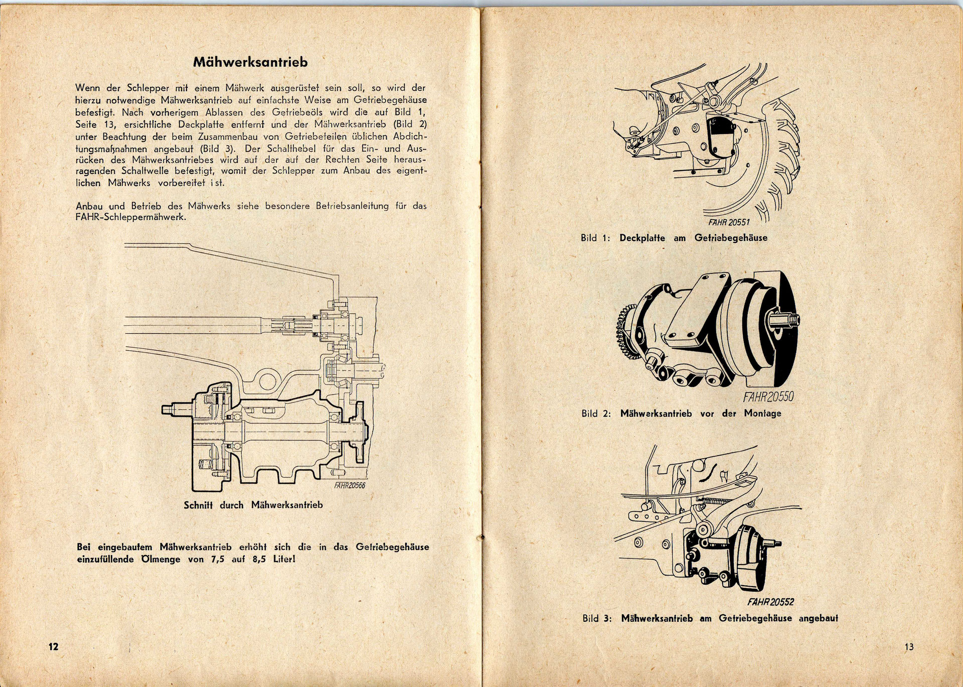 Bedienungsanleitung Fahr D88 - fahrd88s Webseite!