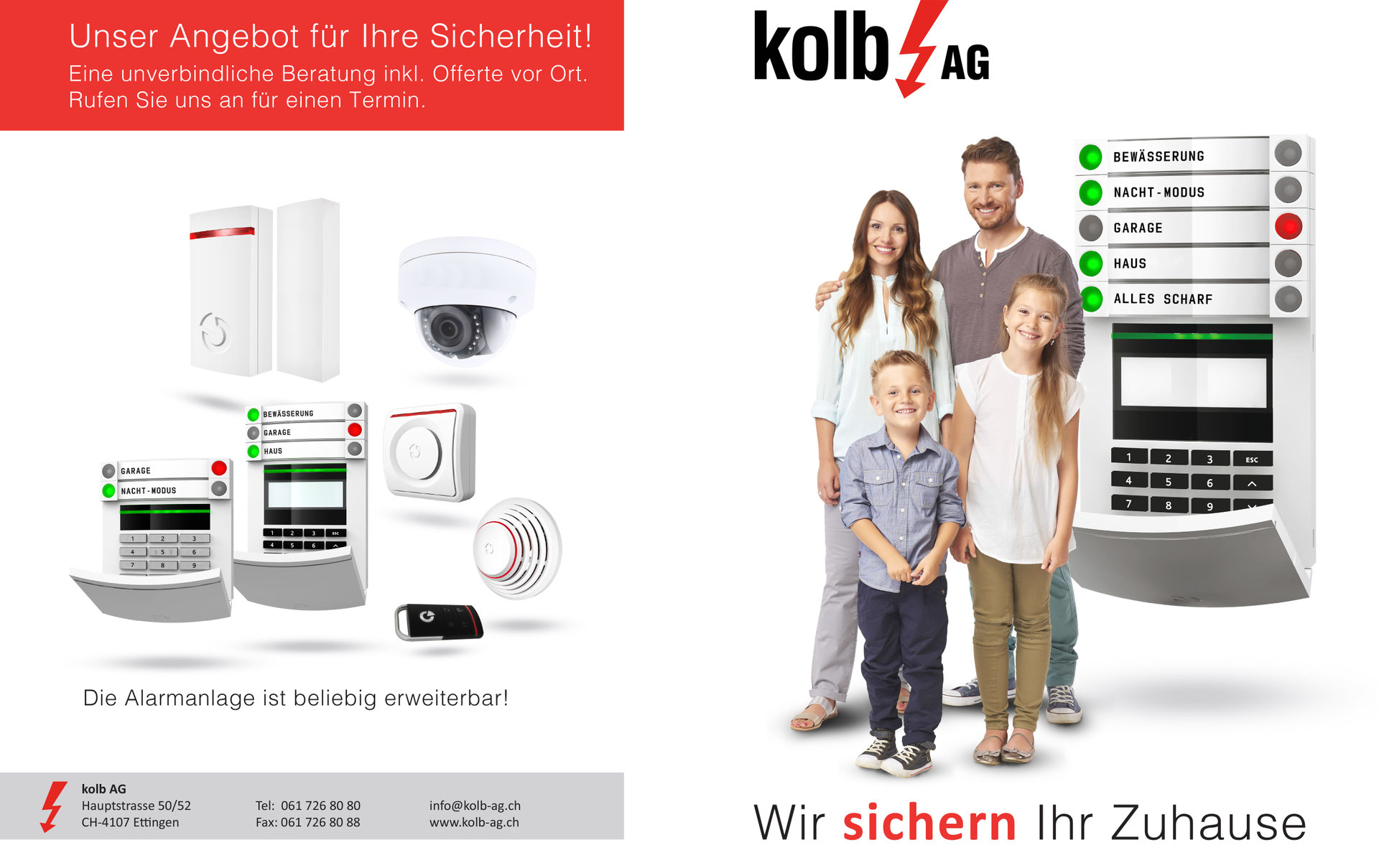 Alarmanlagen - Kolb AG Ettingen Elektroanlagen ...