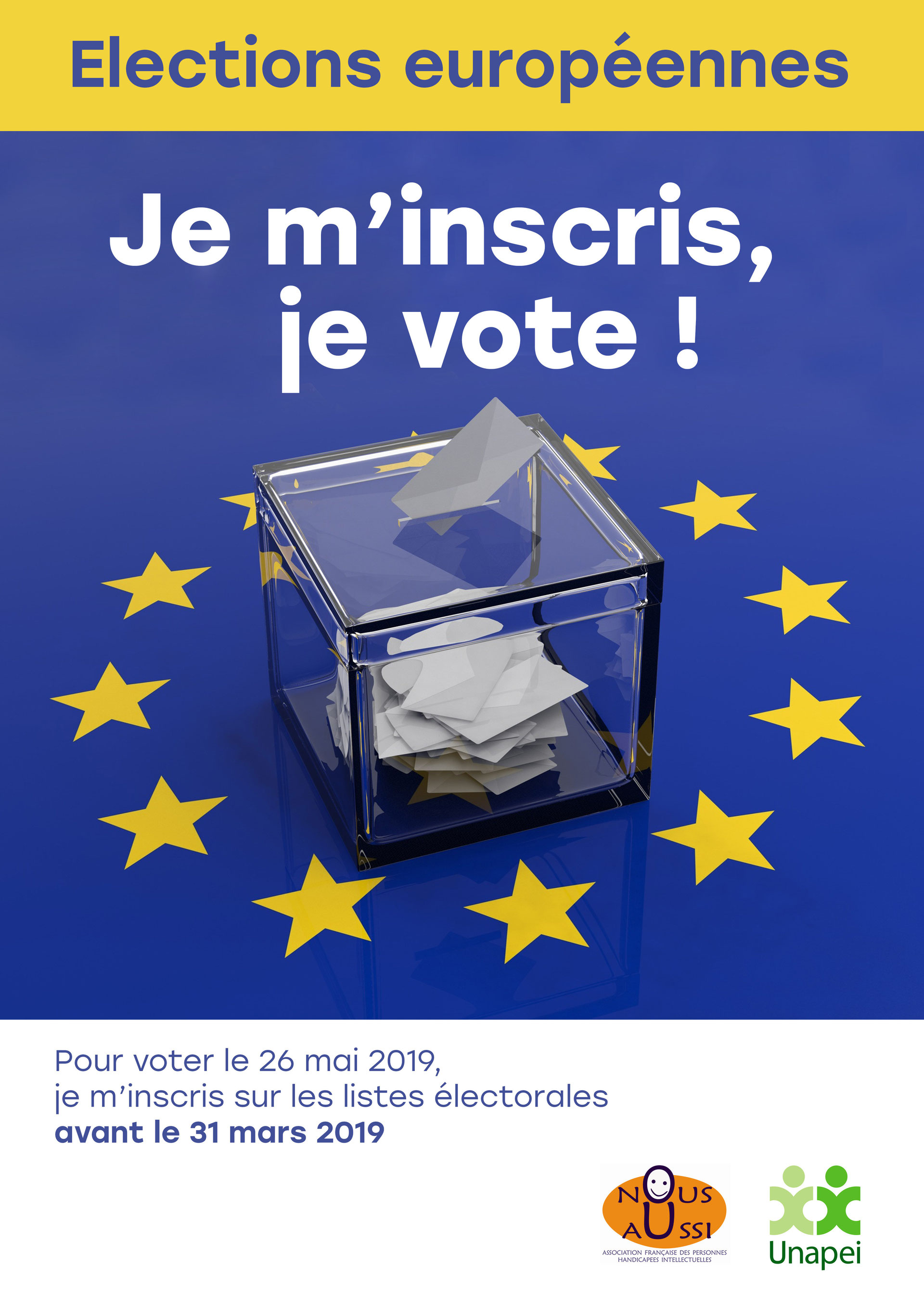 elections européennes inscriptions avant le 31 mars 2019 format for an agenda