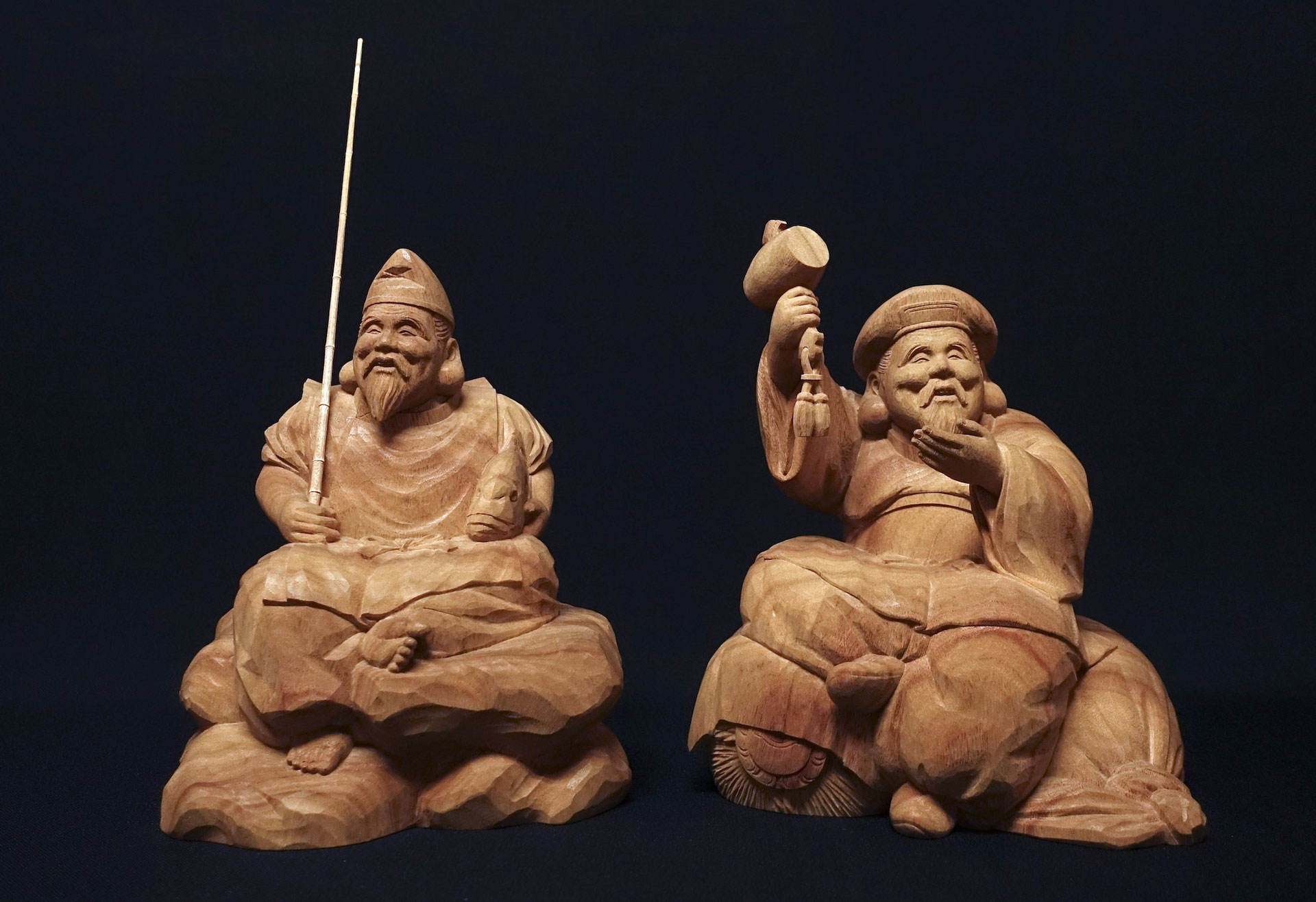 木彫|恵比寿、大黒天 - 木彫の注文制作 販売 木彫|恵比寿、大黒天 - 木彫の注文制作 販売