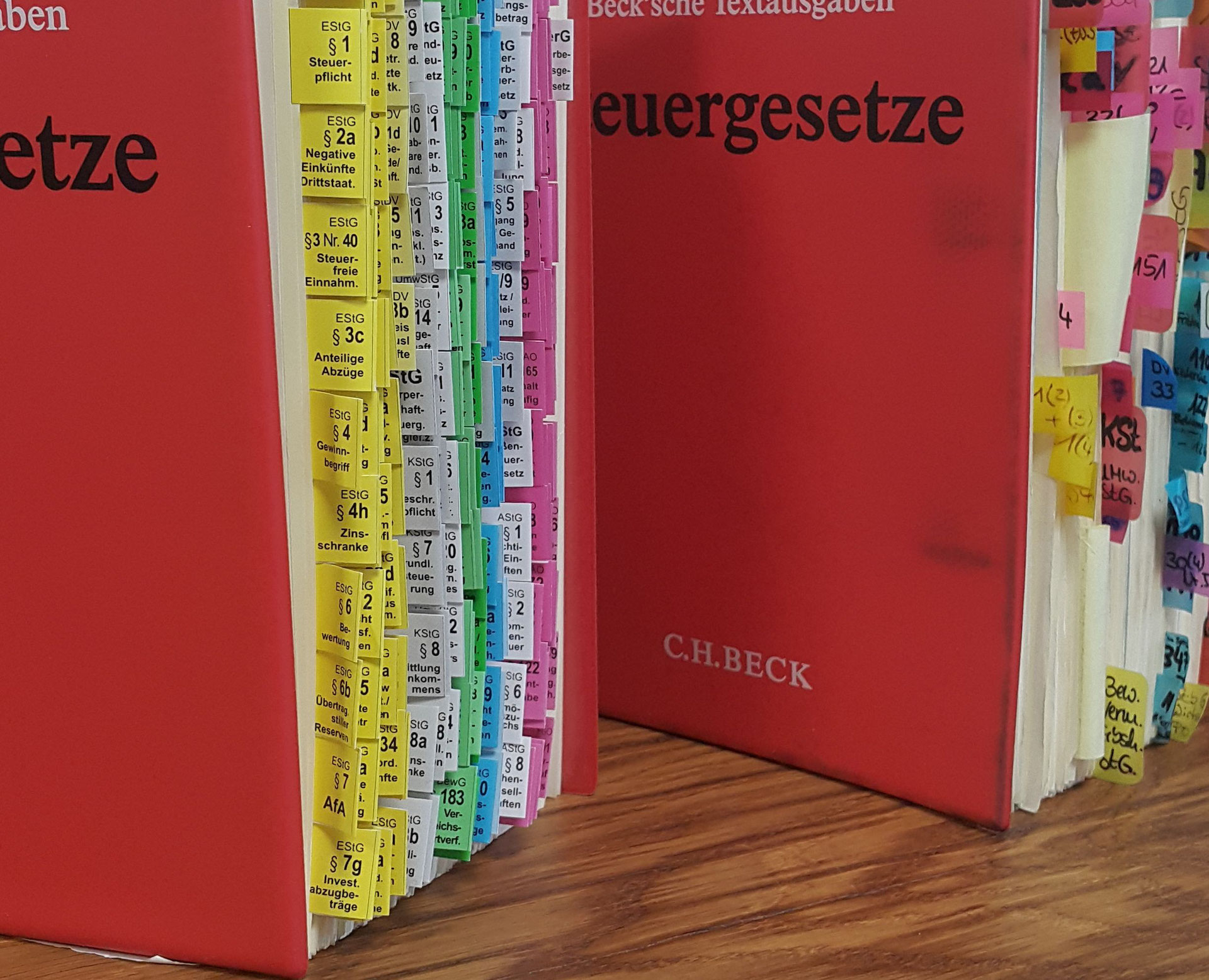Gesetzbuch Sinnvoll Markieren Post-it www.duerckheim.de