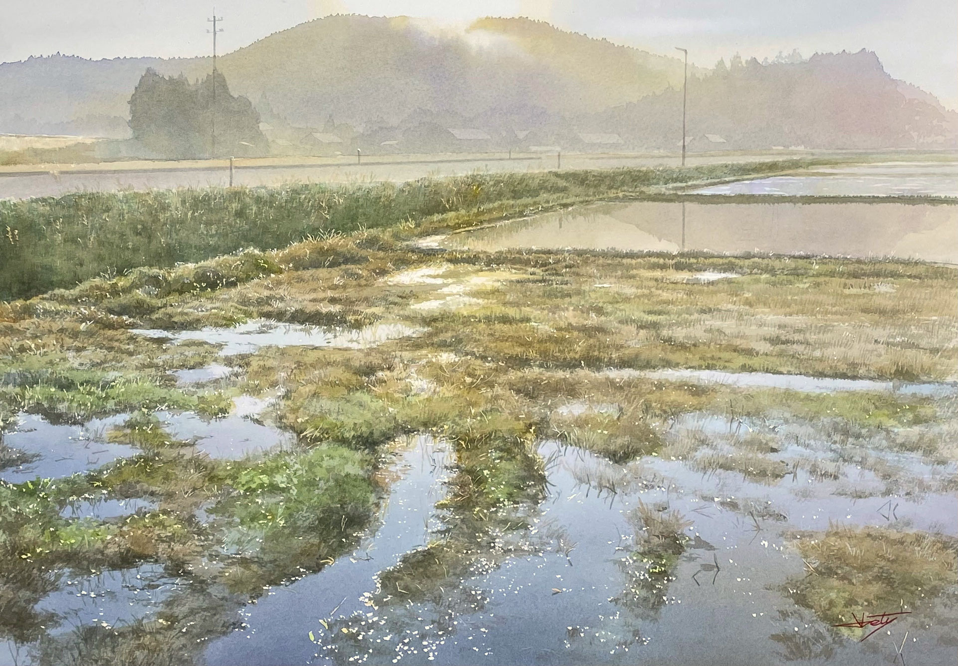 秋の水彩画帖 Autumn - あべとしゆき水彩画ギャラリー