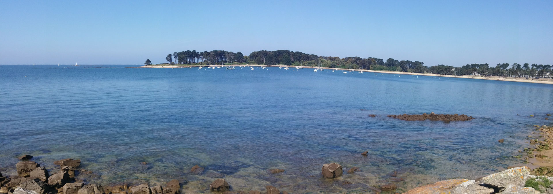 Petite plage familiale de SaintPhilibert Gîtes à Crac'h en Morbihan Sud