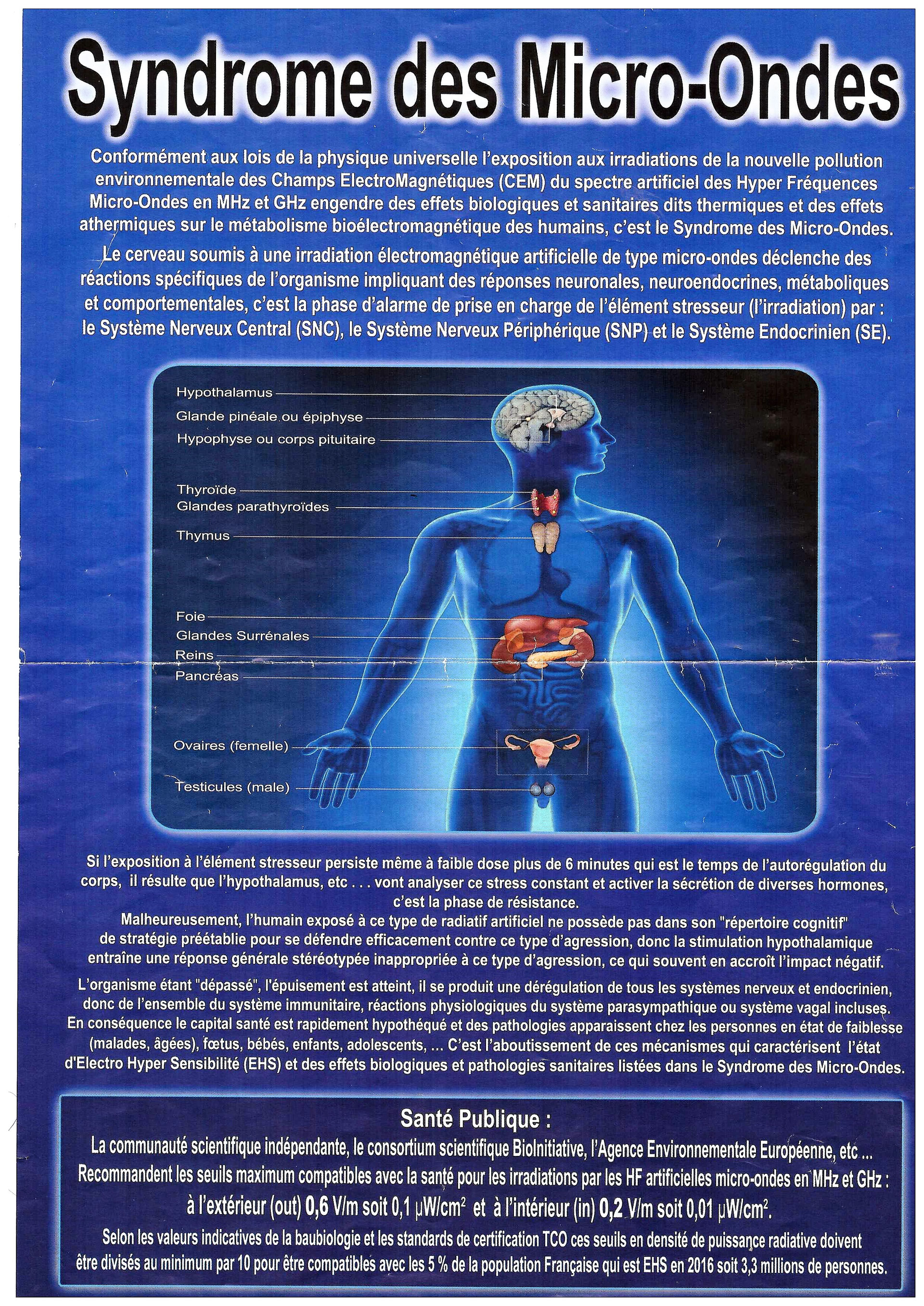spectre des micro ondes