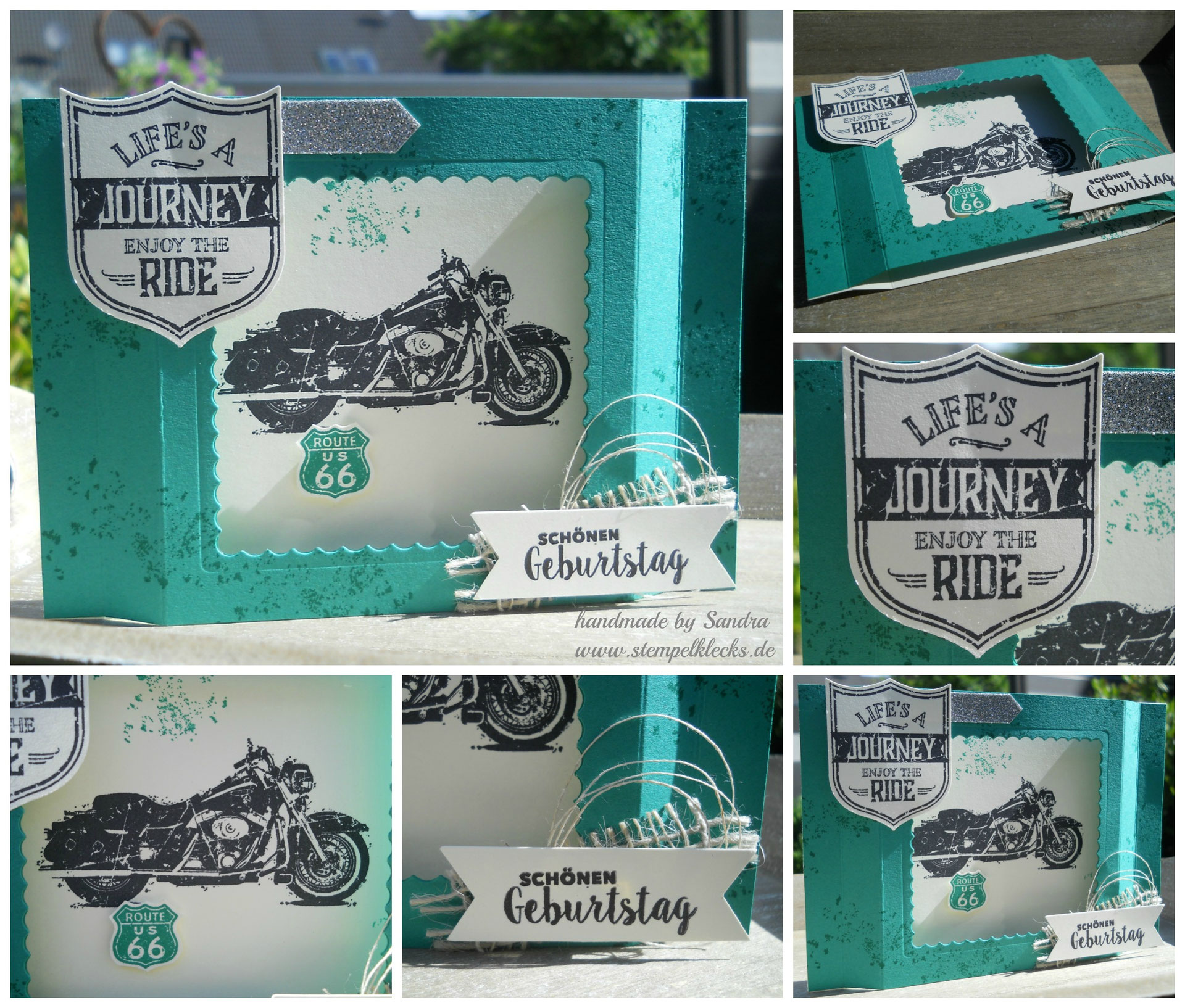 Diorama Geburtstagskarte - Stempeln, Stanzen und Basteln mit Stampin' Up!