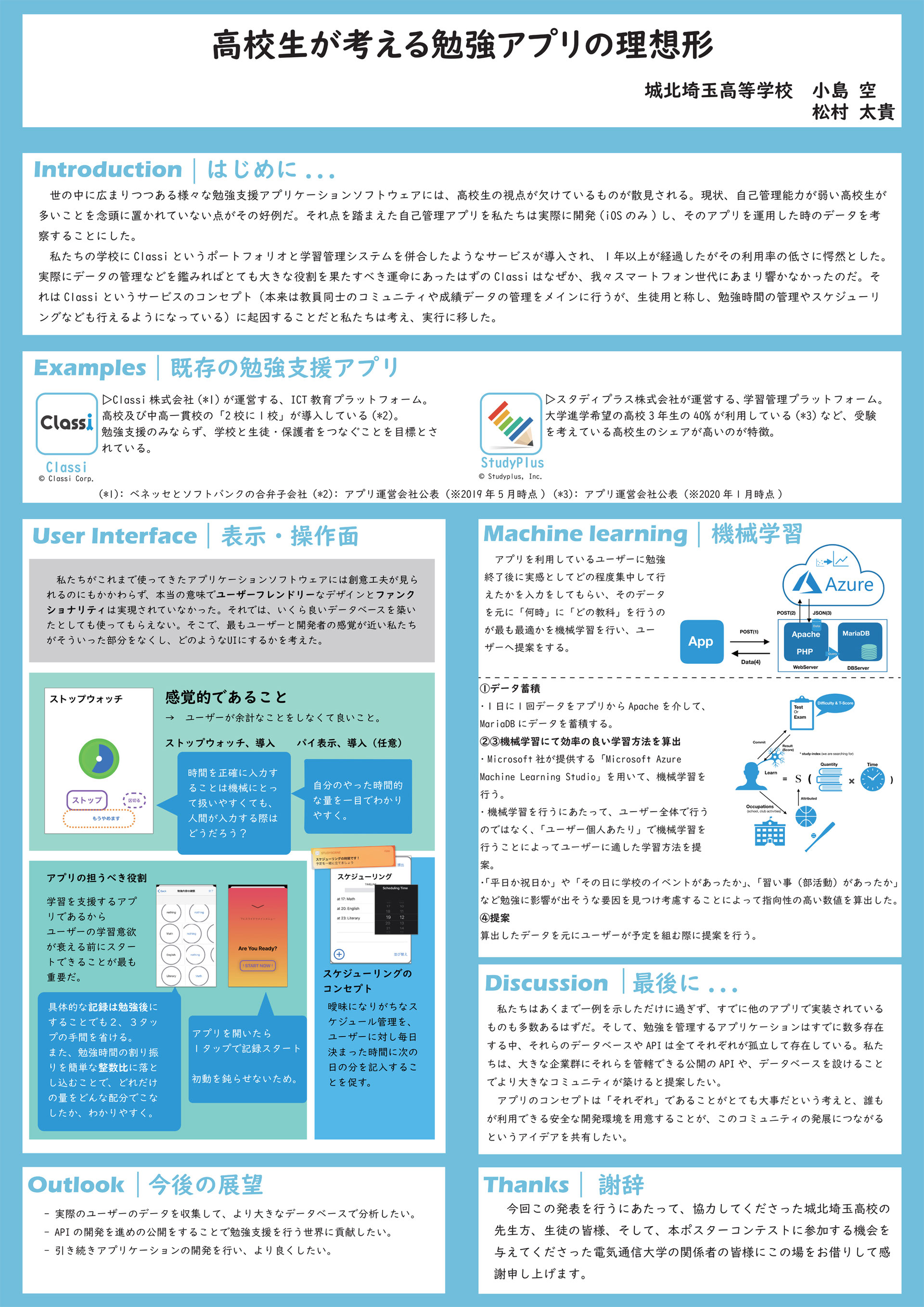 大人にはわからない!　高校生による高校生のための勉強アプリを開発