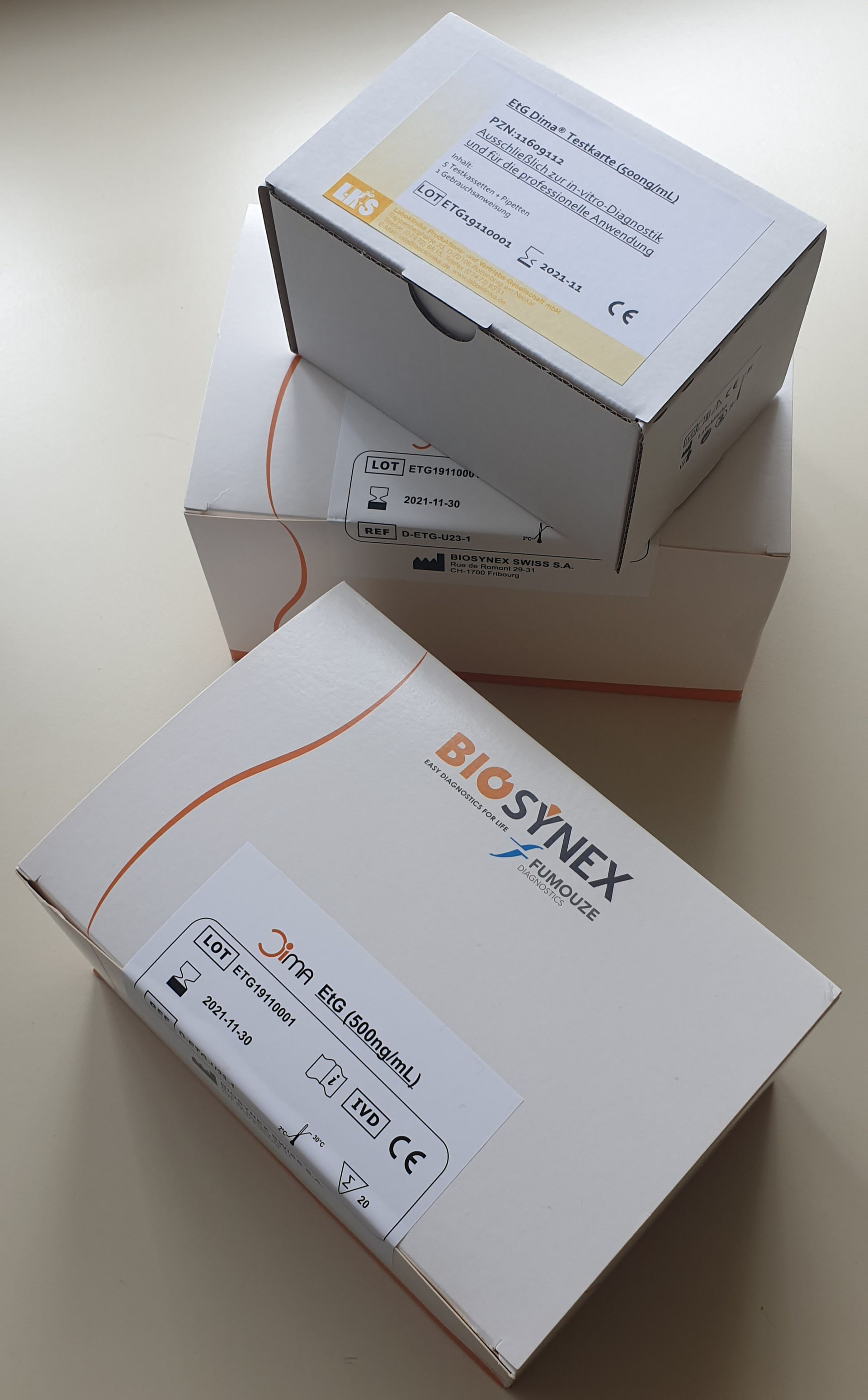 EtG Schnelltest laboklinikas Webseite!