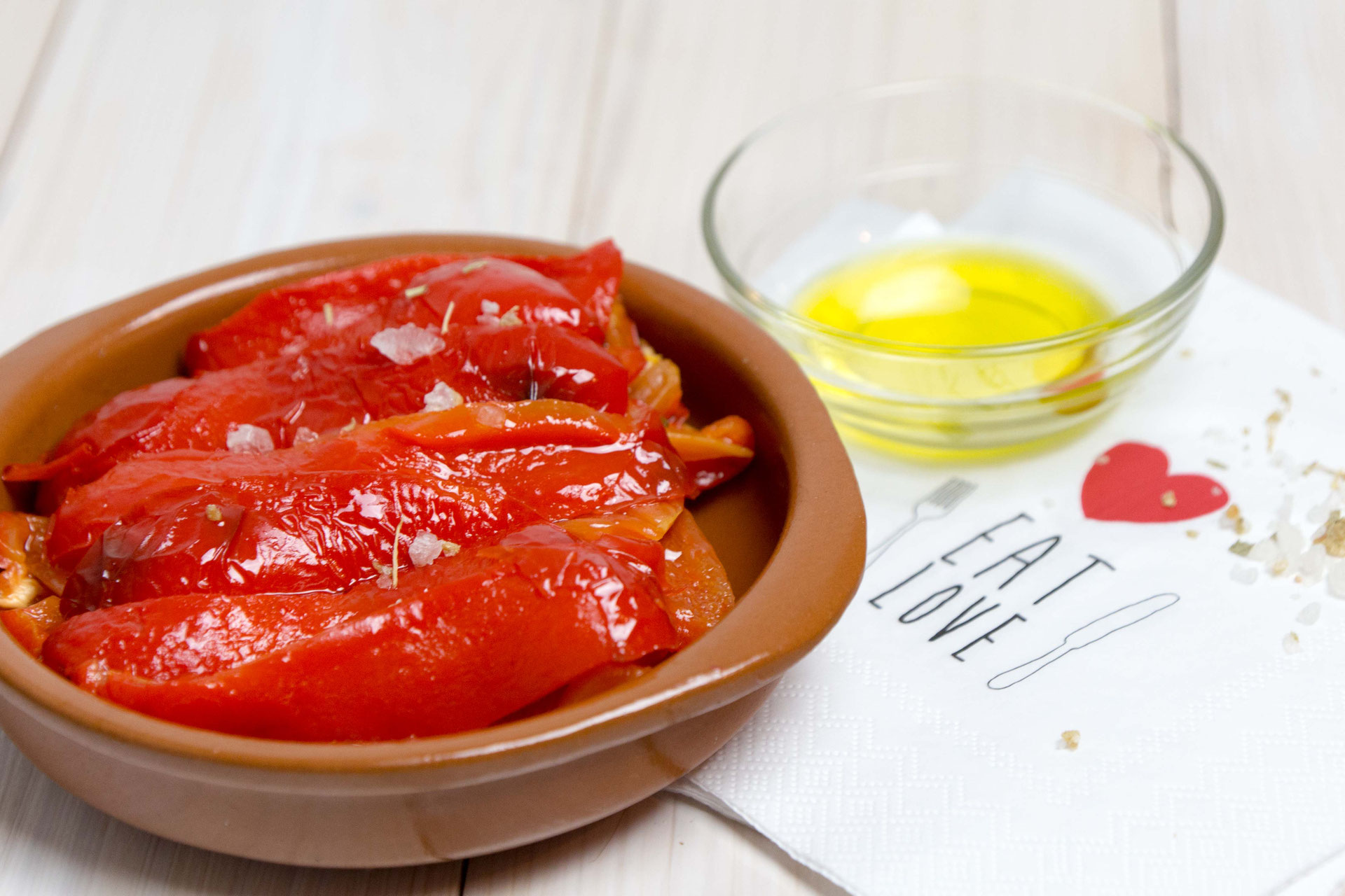 Geröstete Peperoni. Rezepte für Steamer und Dampfgarer Steamhaus