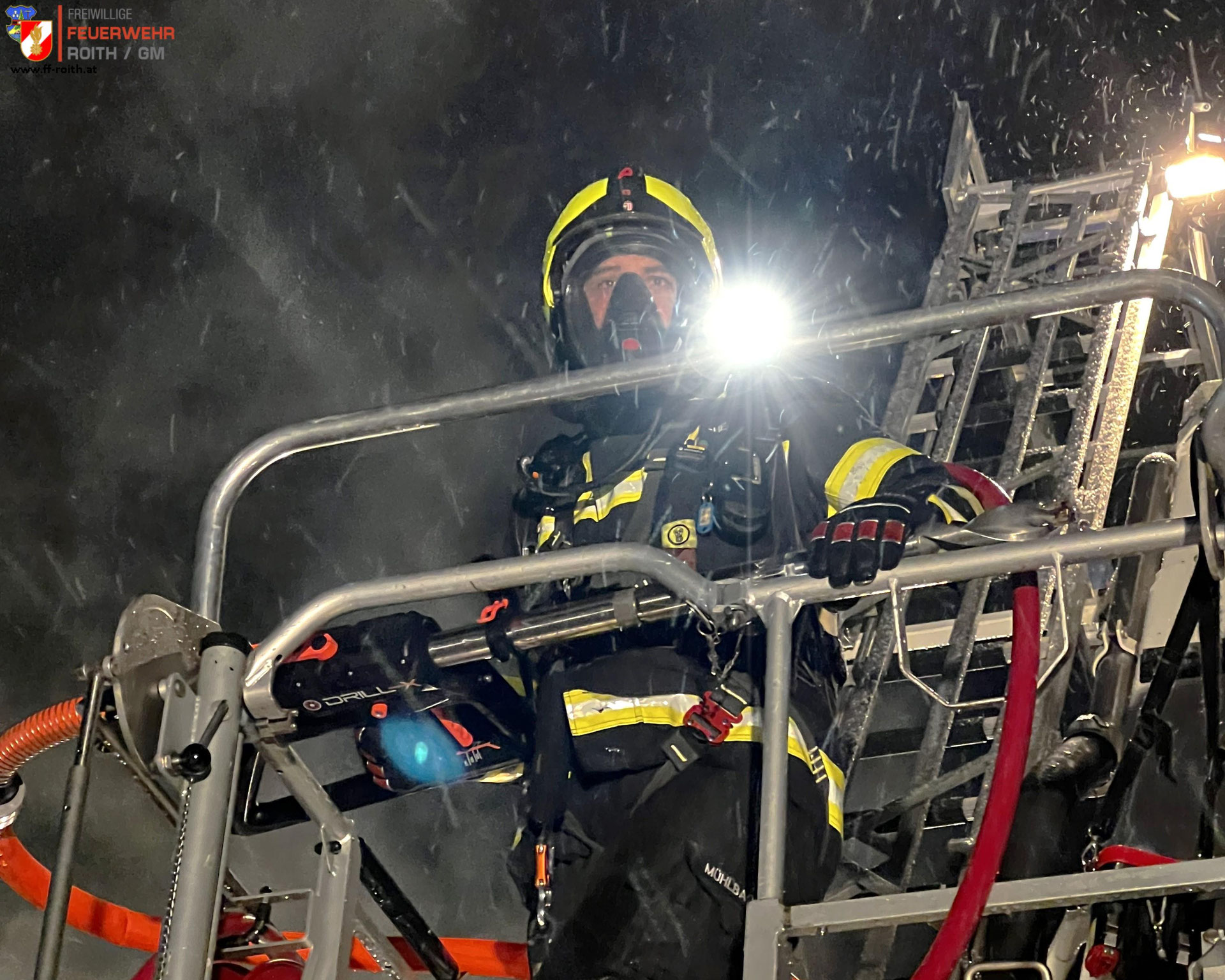 DrillX Brand Wohnhaus Bad Goisern Freiwillige Feuerwehr Roith