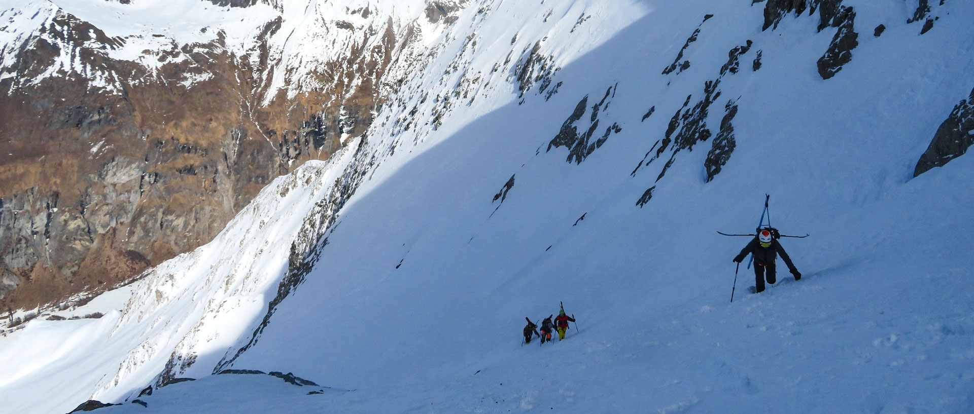 Facilite La Glisse Des Skis Mots Fleches CR Ski de rando - Club Alpin Moûtiers et Haute-Tarentaise