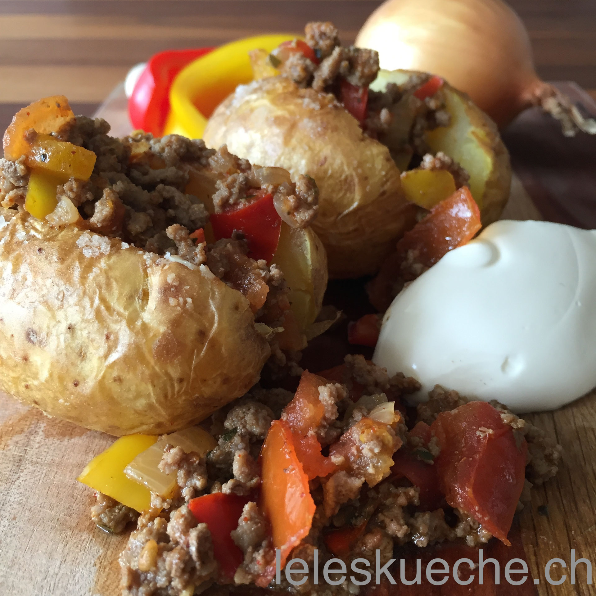 Baked Potatoes mit Chili - leleskueches Webseite!