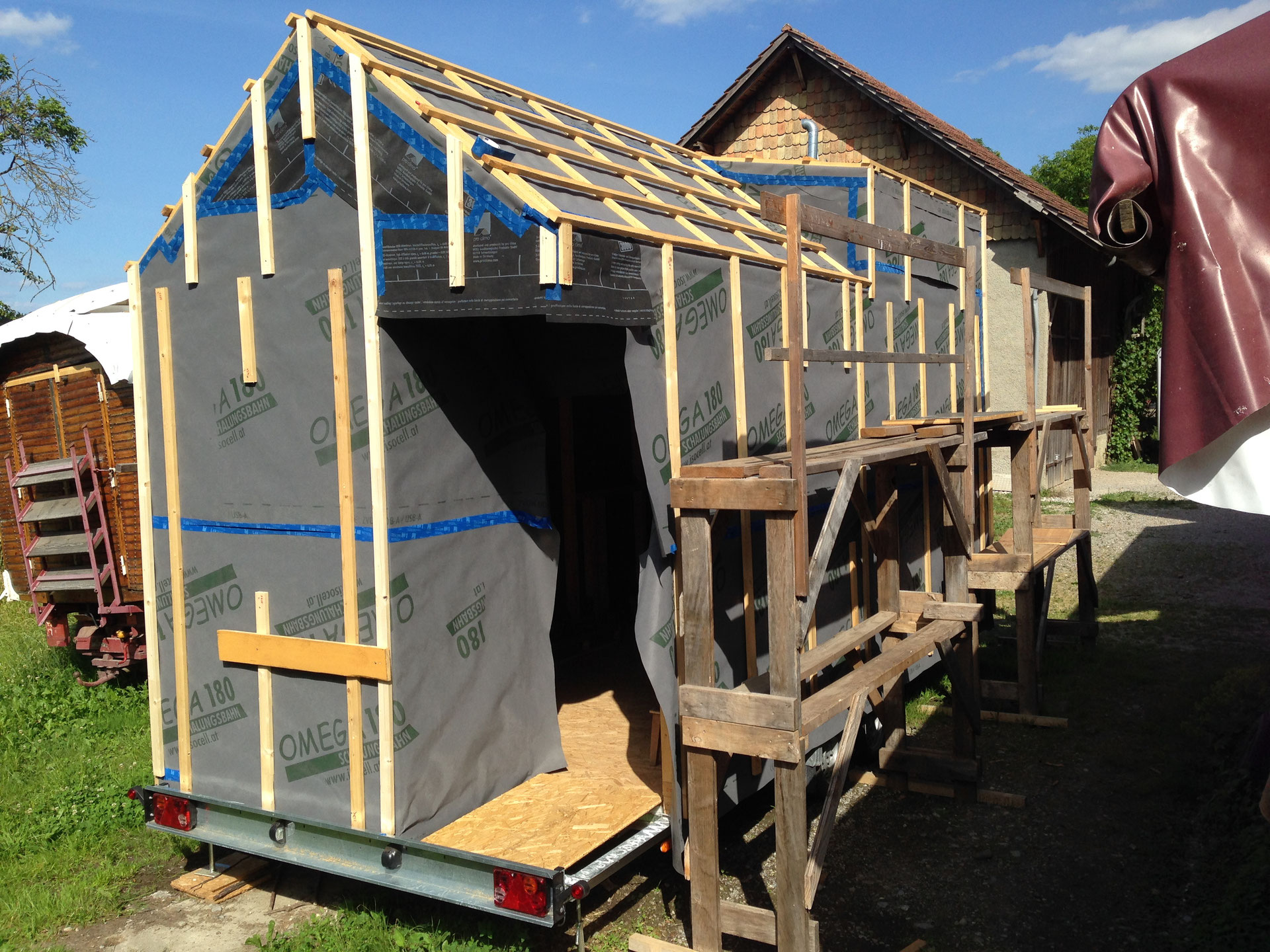 Wasser- und winddicht :D - Tiny-House-Projekt Schweiz