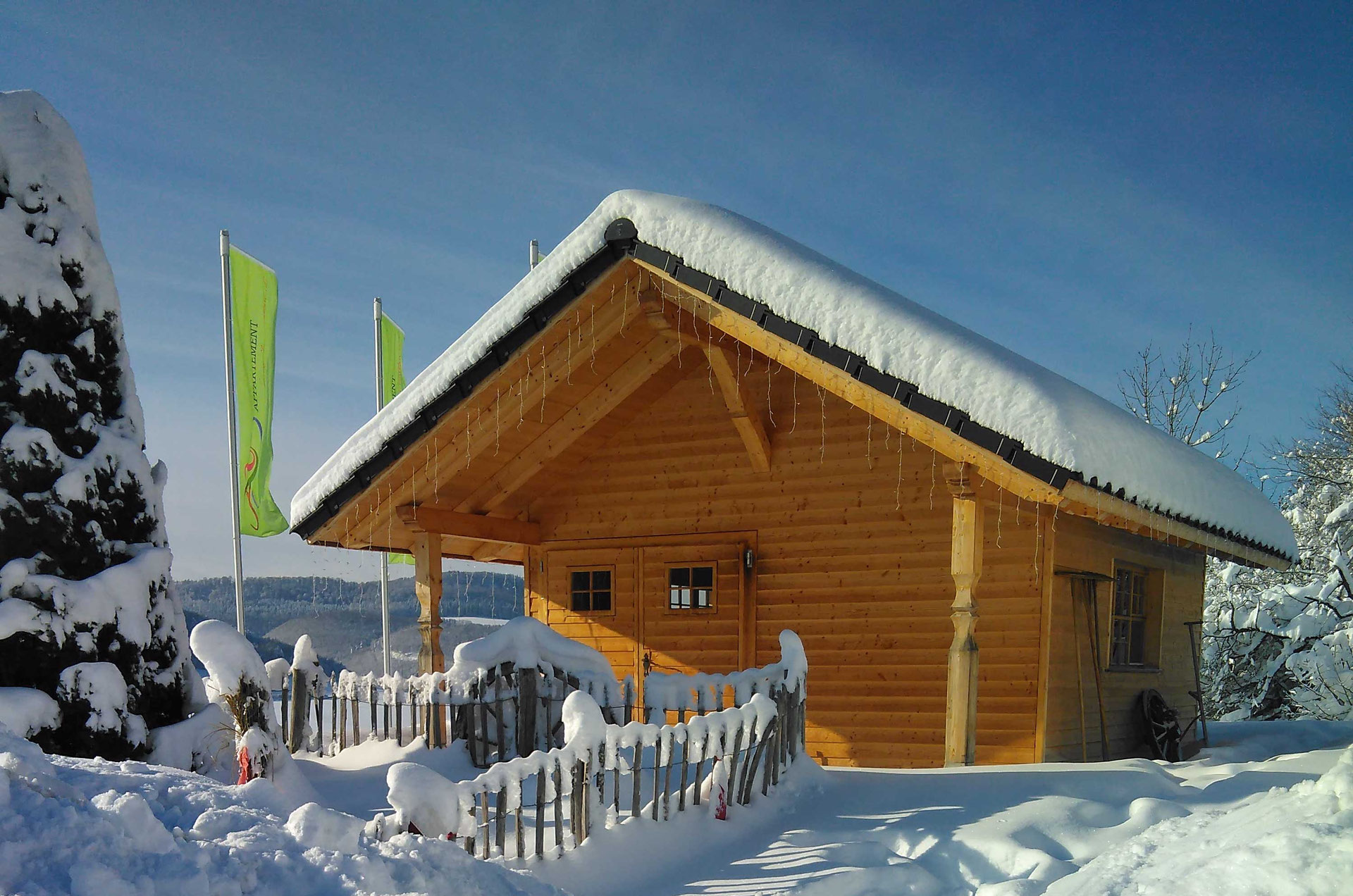 Unsere Albhütte urig und echt! Alb Appartement Albstadt