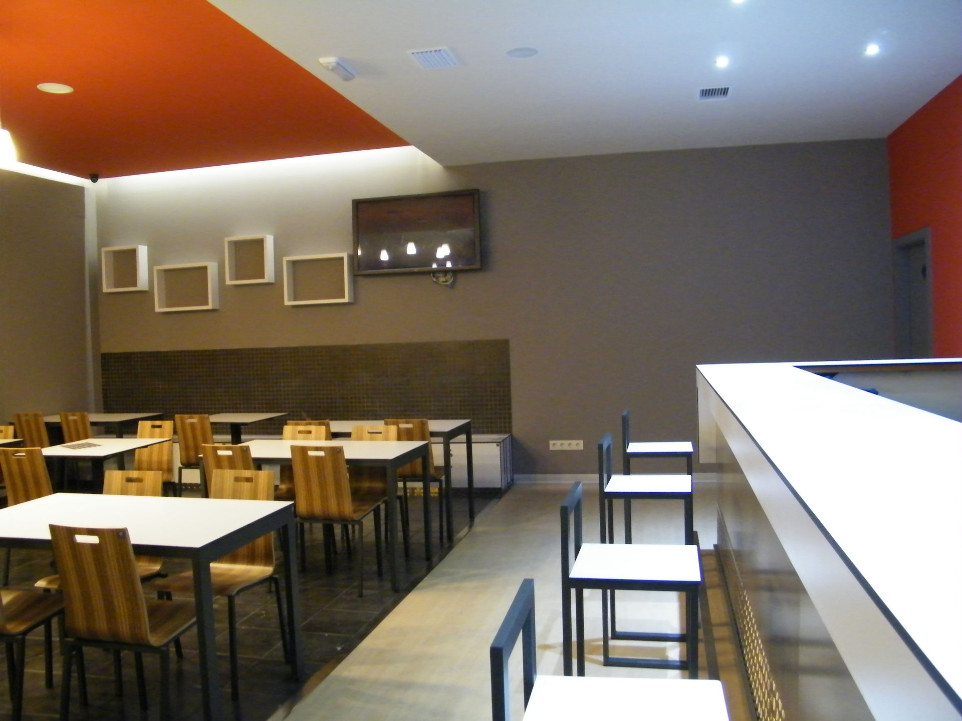 CafeteríaTapería Candea estudio arl, reformas, interiorismo, A