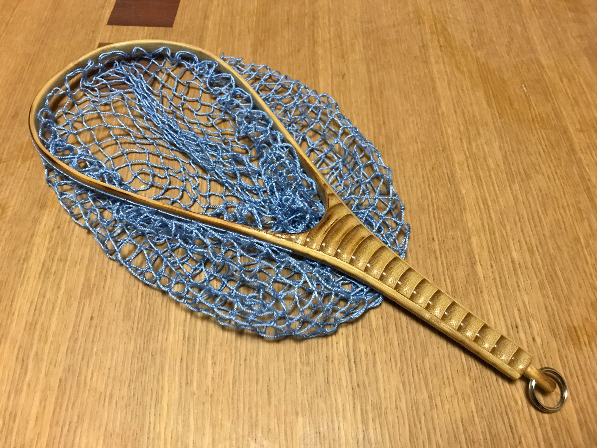 アキマル　バンブー　ランディングネット(小) アキマル バンブー ランディングネット(小) オールバンブーランデング