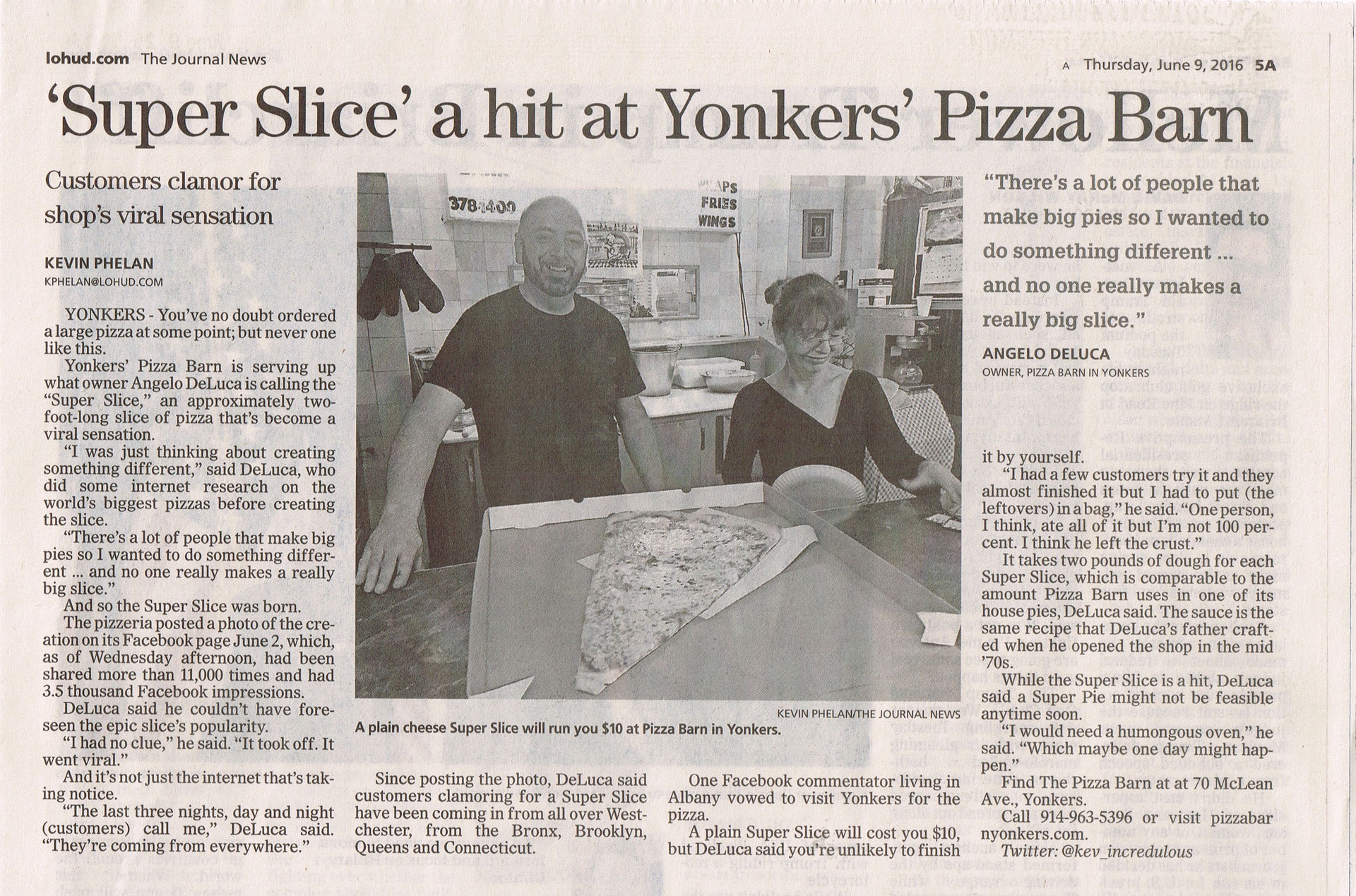 ABOUT US Pizza Barn, Yonkers